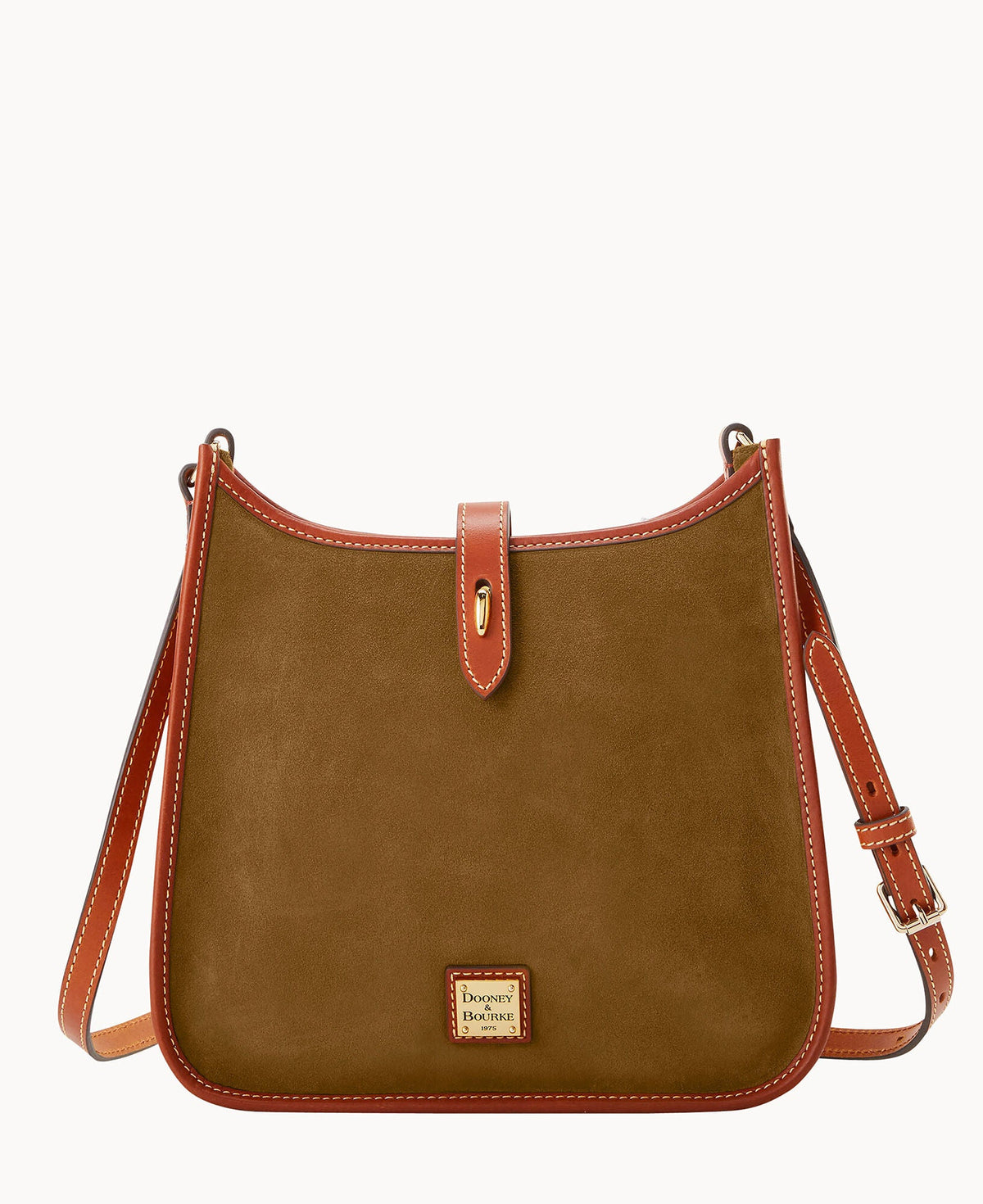 Suede Messenger Crossbody