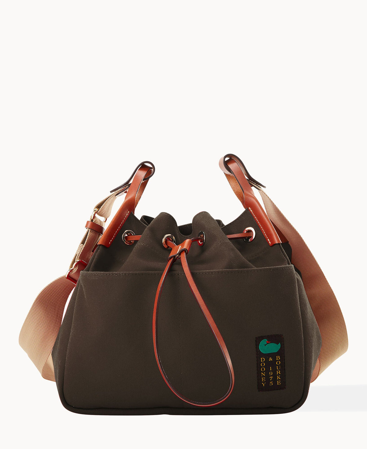 Canvas Drawstring 30 - Brown