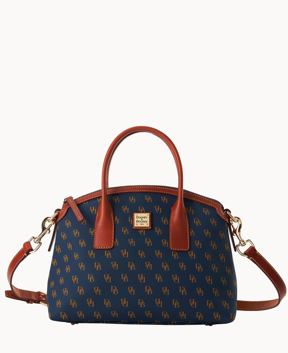 Gretta Domed Satchel - Navy