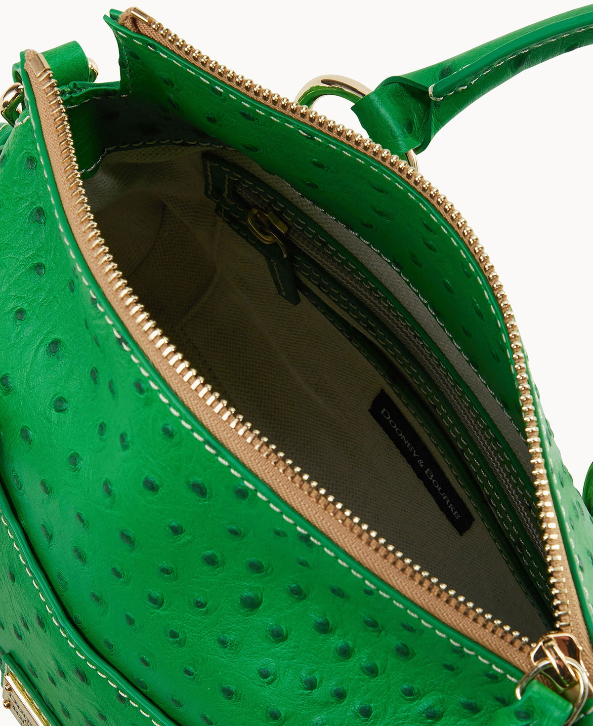 Ostrich Satchel With Pocket - Image 53
