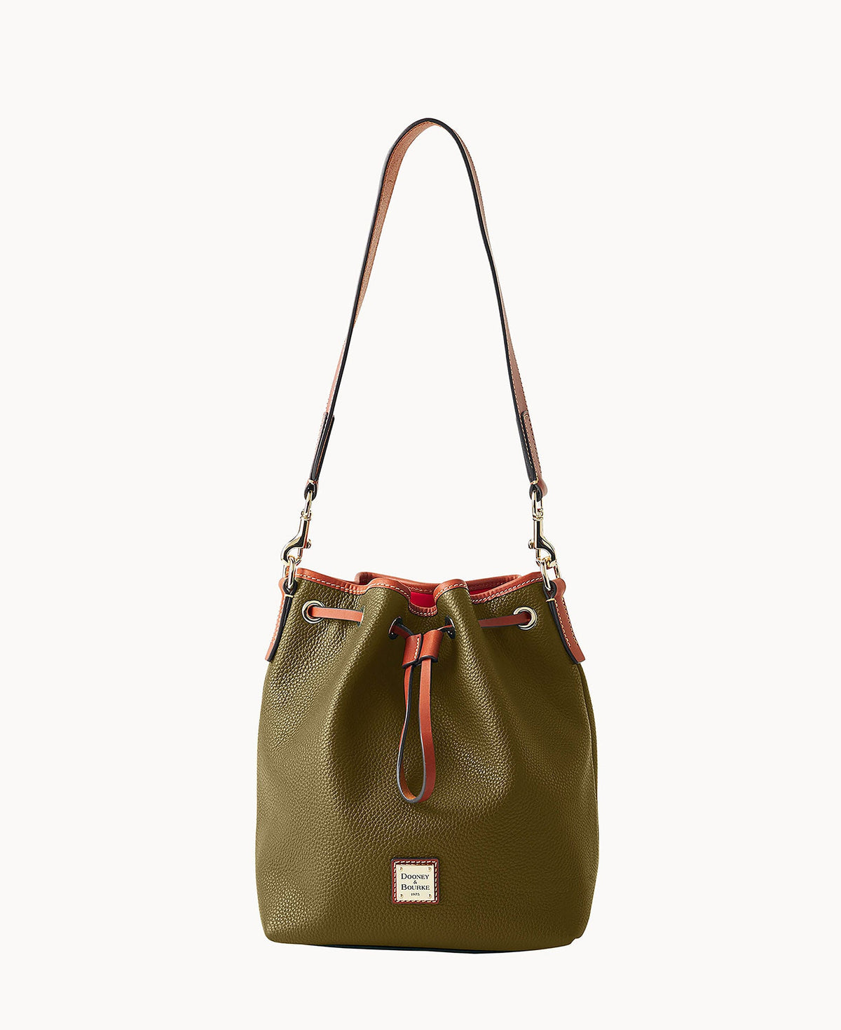 Pebble Grain Drawstring - Olive
