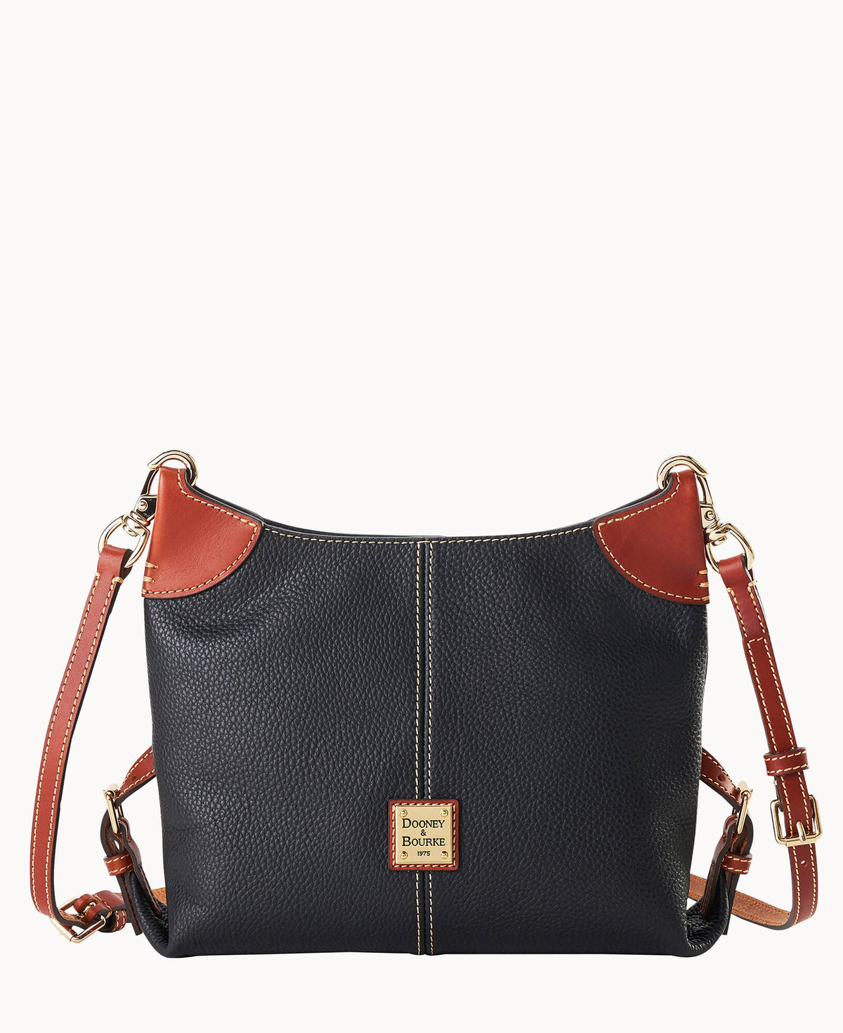 Pebble Grain Small Frederica - Black