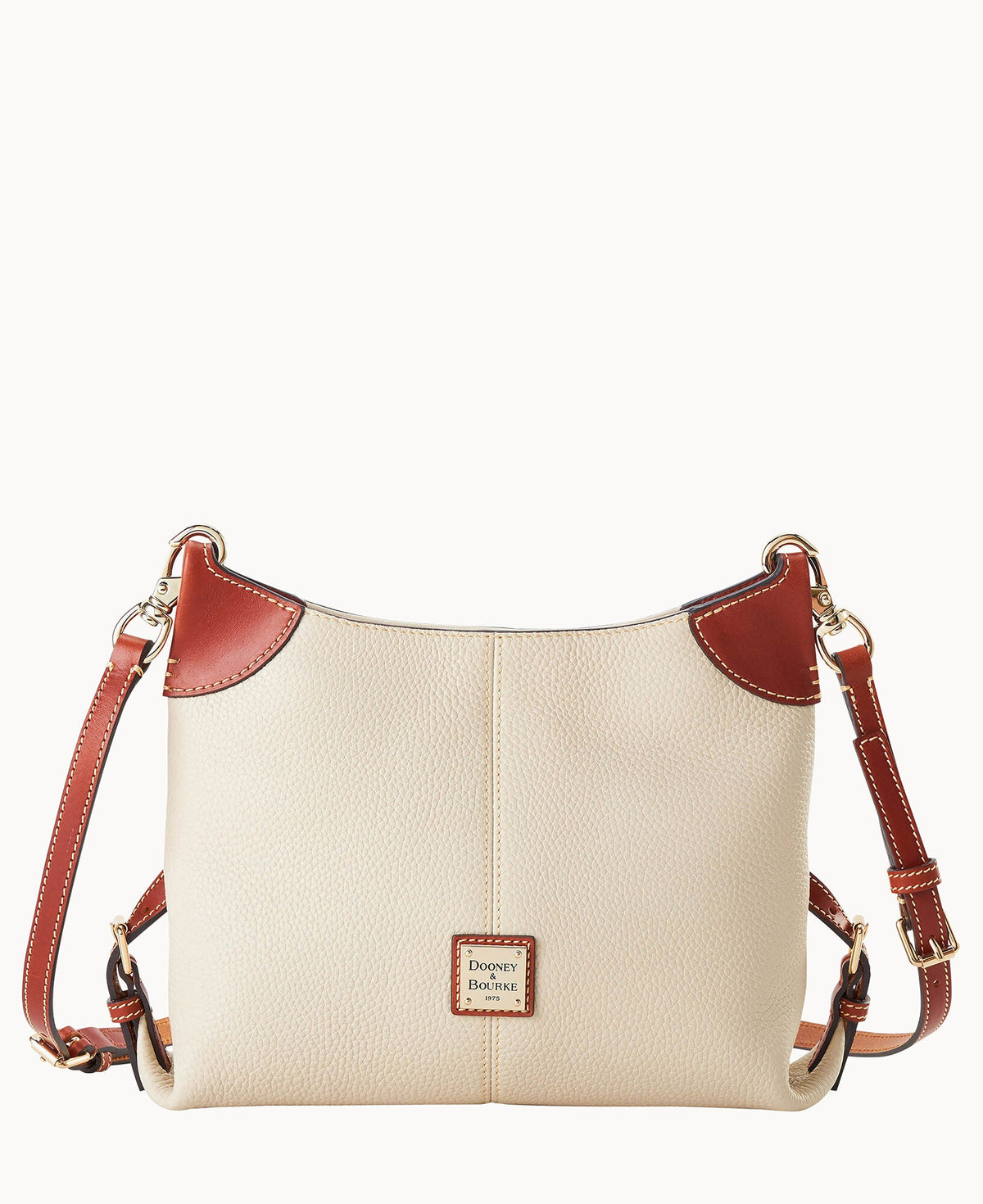 Pebble Grain Small Frederica - Bone