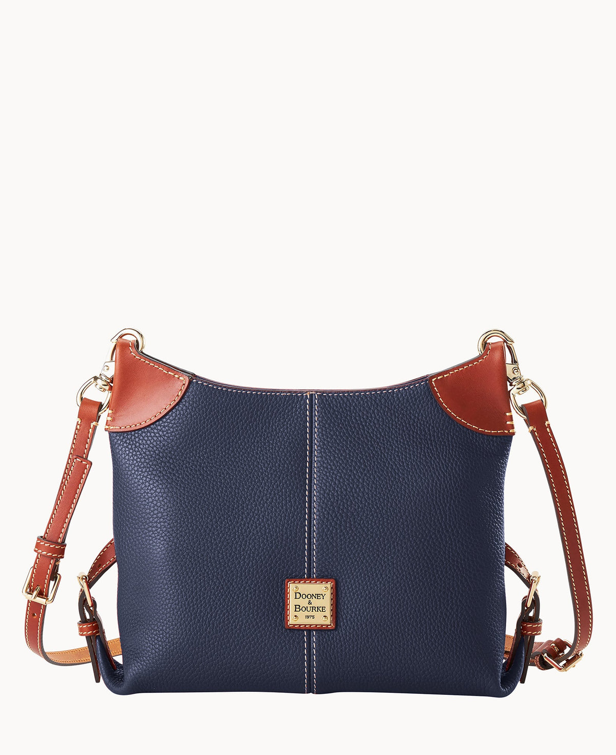 Pebble Grain Small Frederica - Midnight Blue