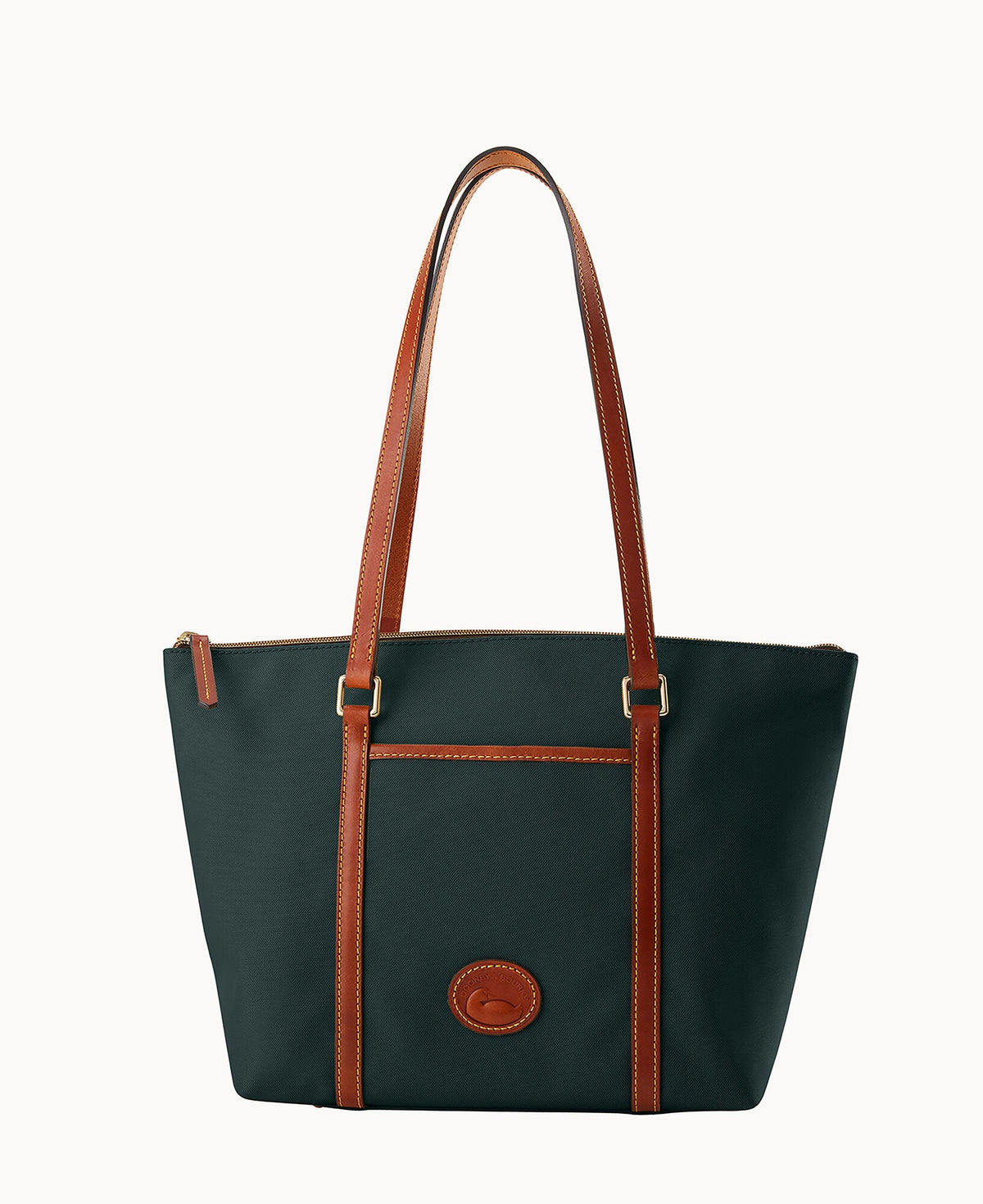 Nylon Zip Pocket Tote - Ivy