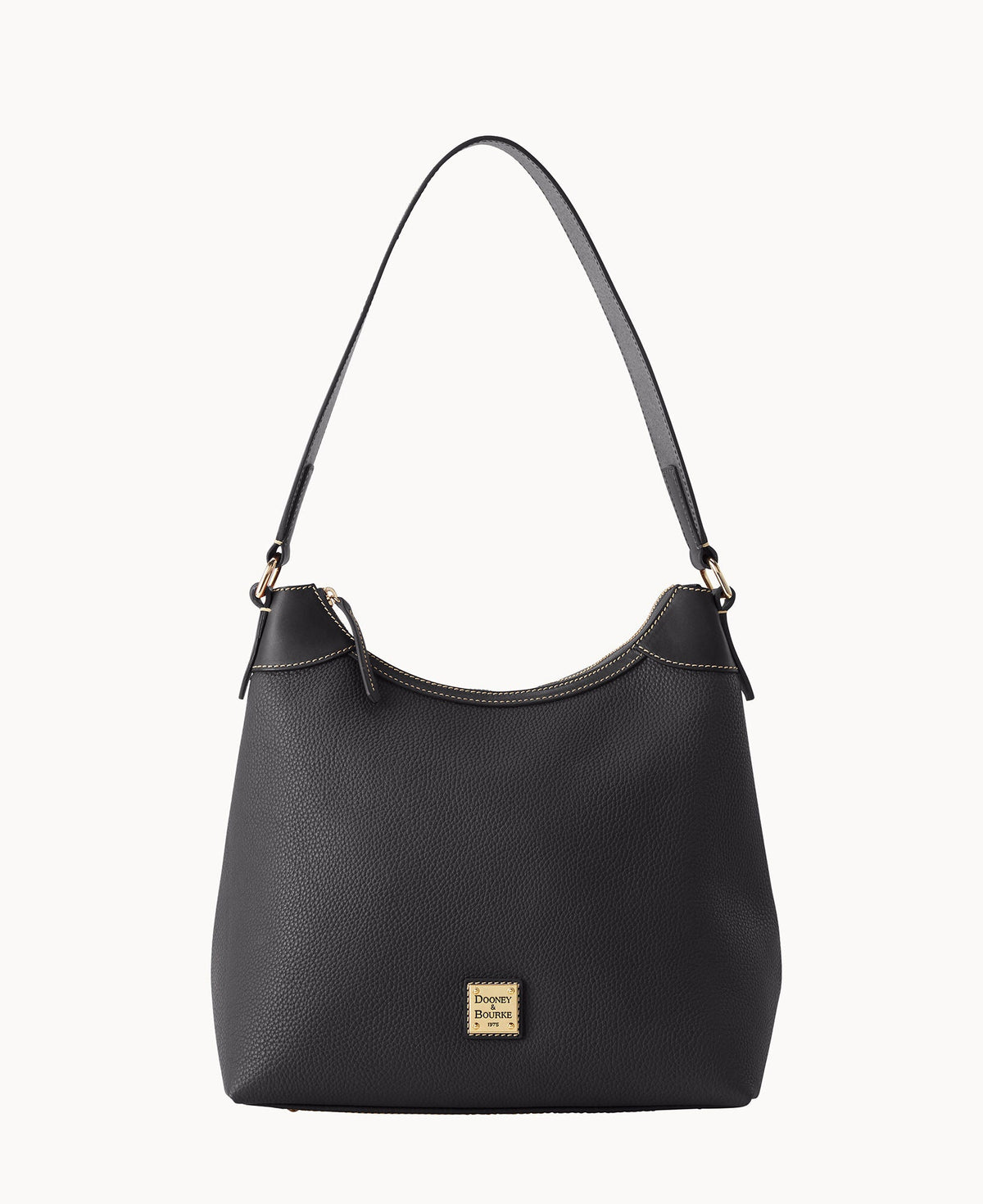 Pebble Grain Hobo - Black Black