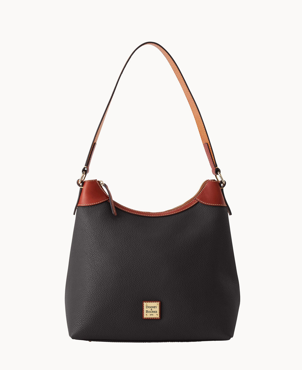 Pebble Grain Hobo - Black