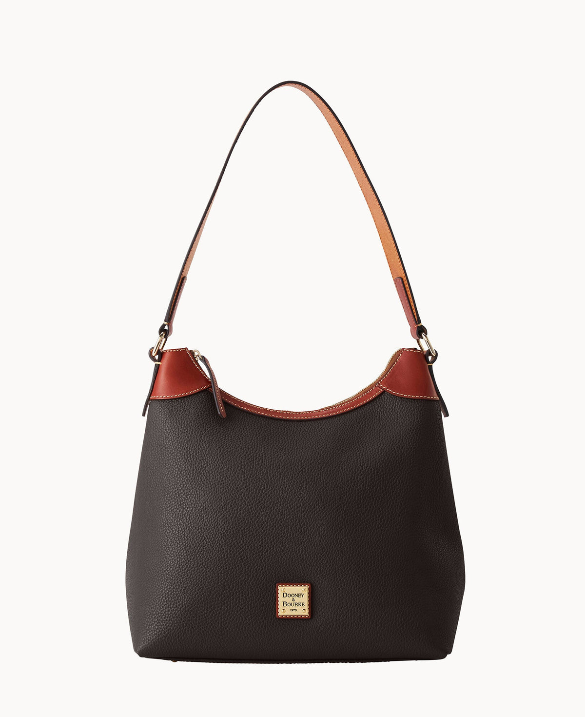 Pebble Grain Hobo - Brown Tmoro