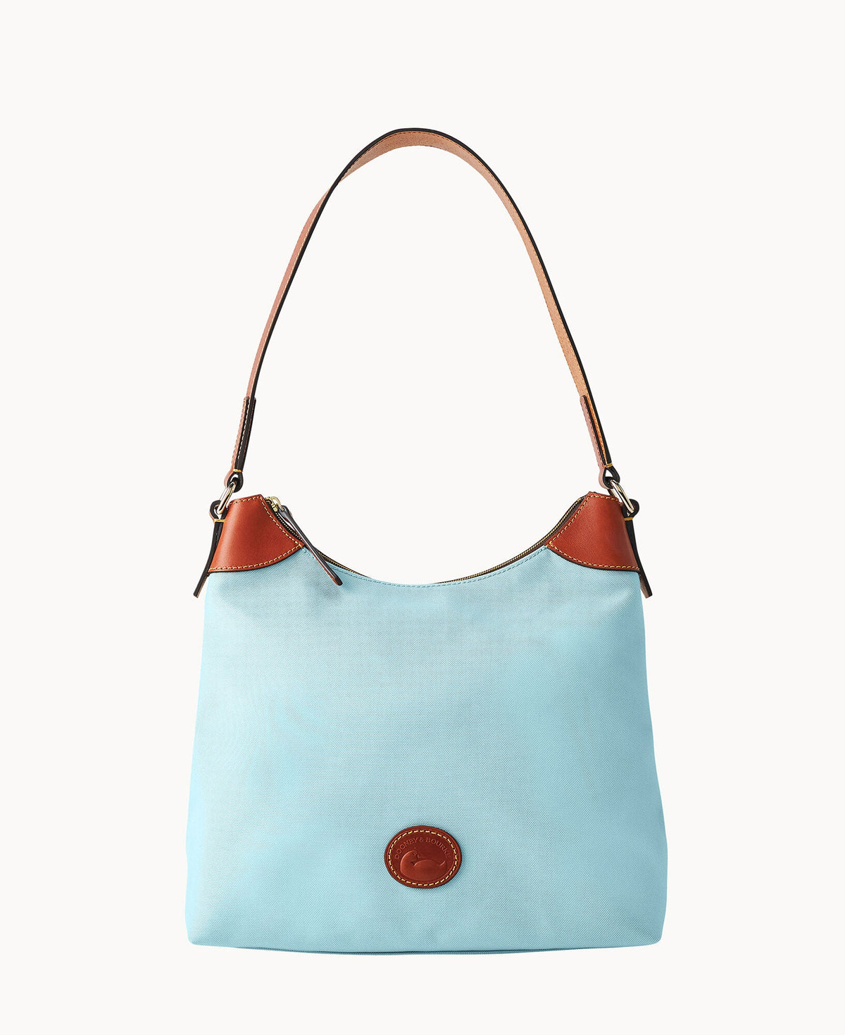 Nylon Hobo - Light Blue