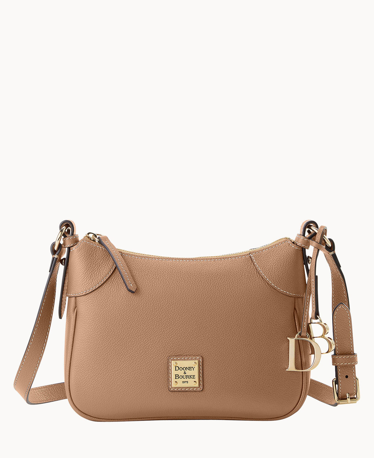 Sorrento Crossbody Hobo 22 - Taupe