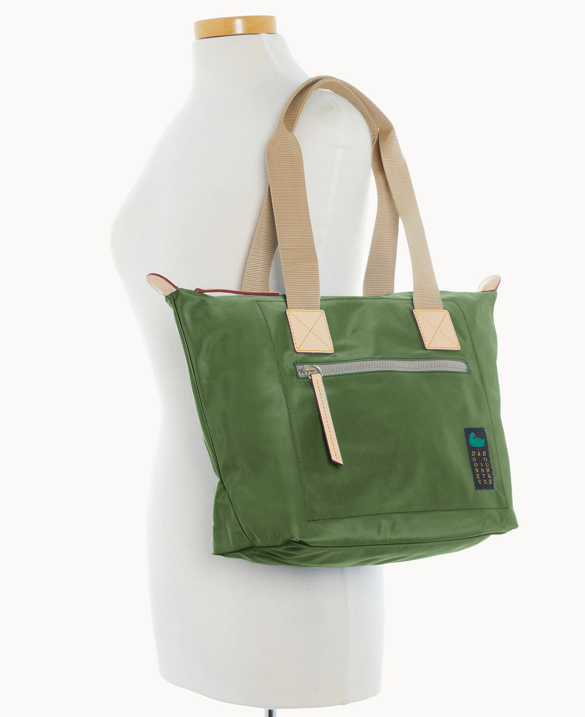 Nylon Front Zip Tote - Image 100