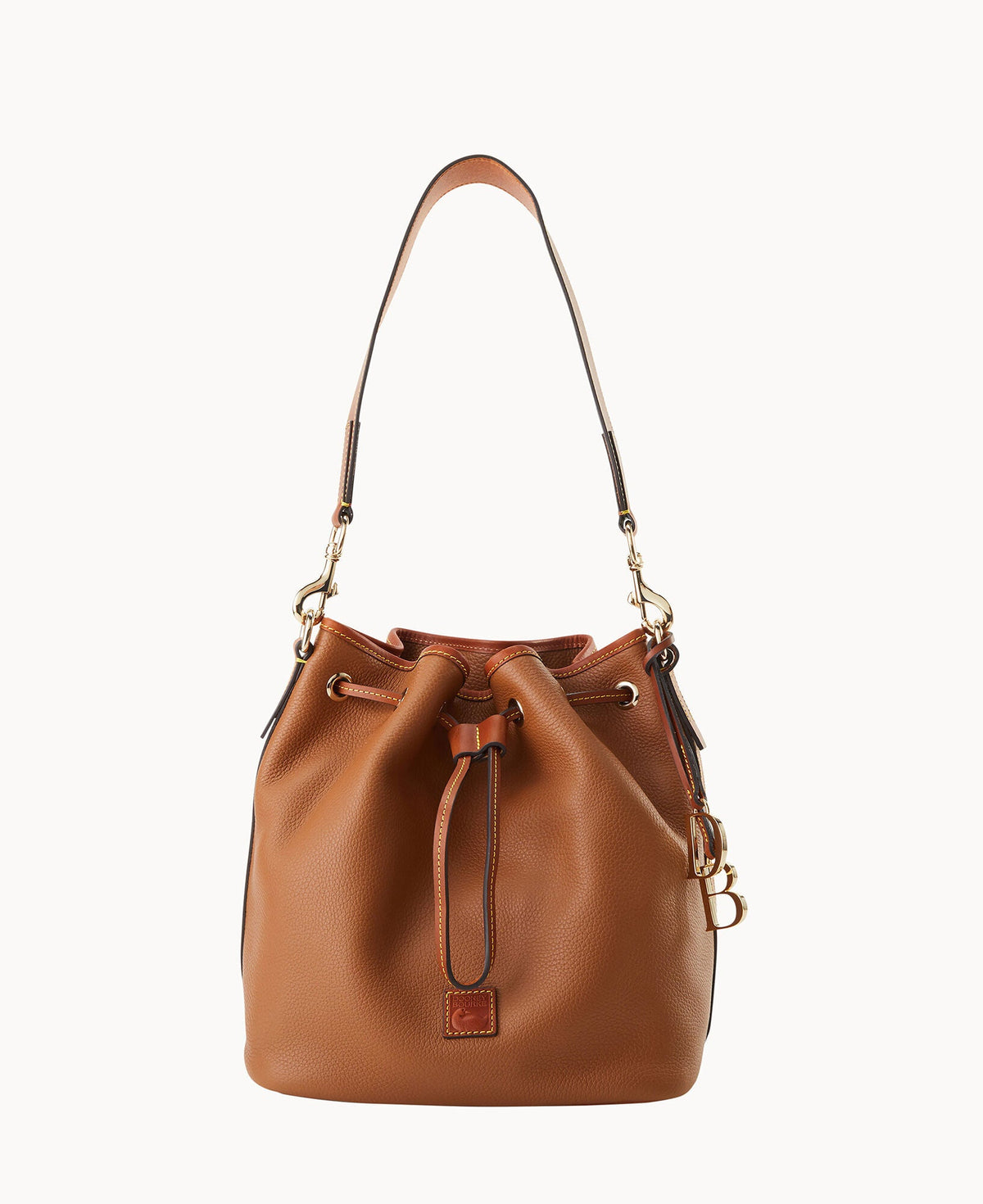 Pebble Grain Drawstring - Caramel