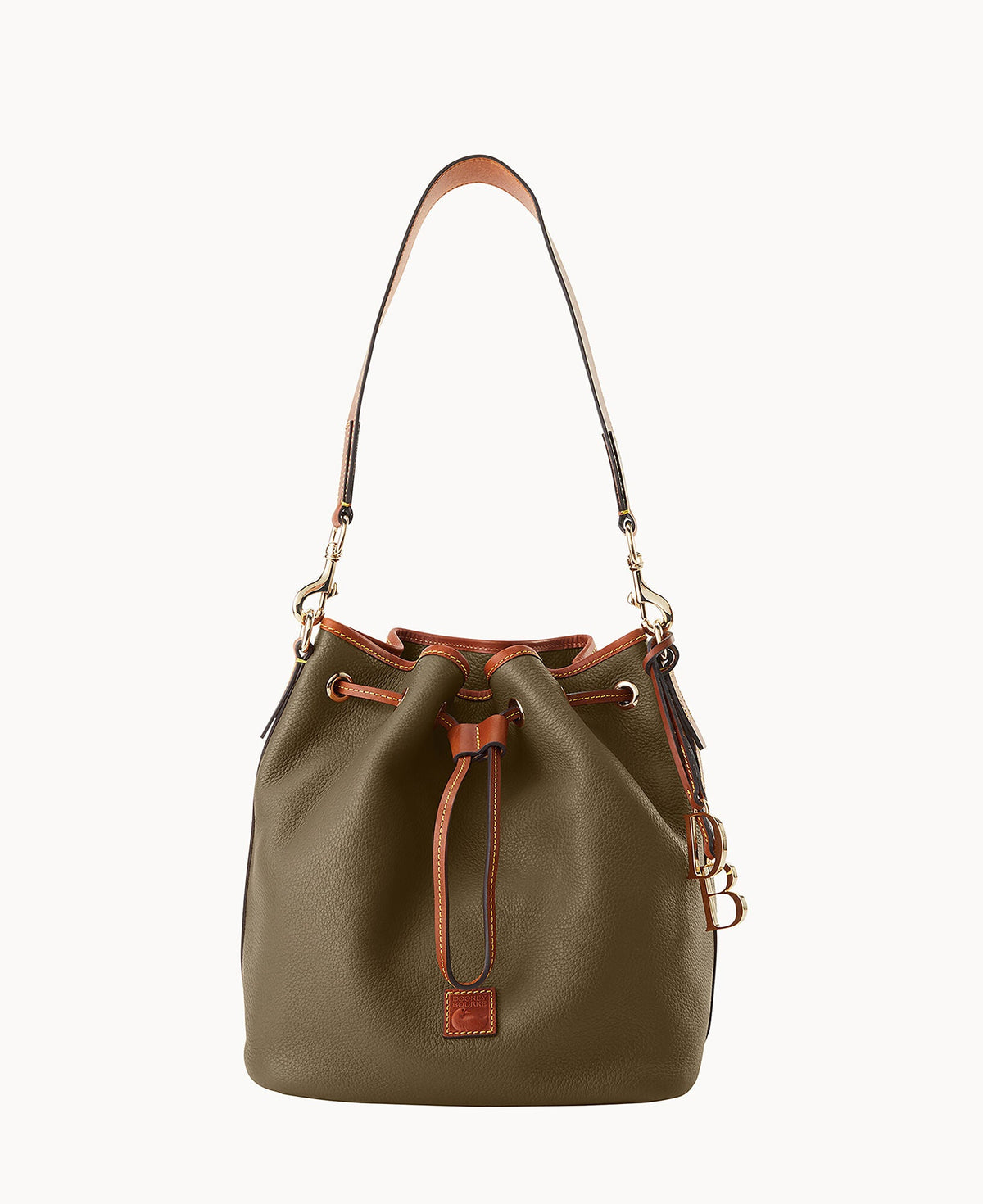Pebble Grain Drawstring - Olive