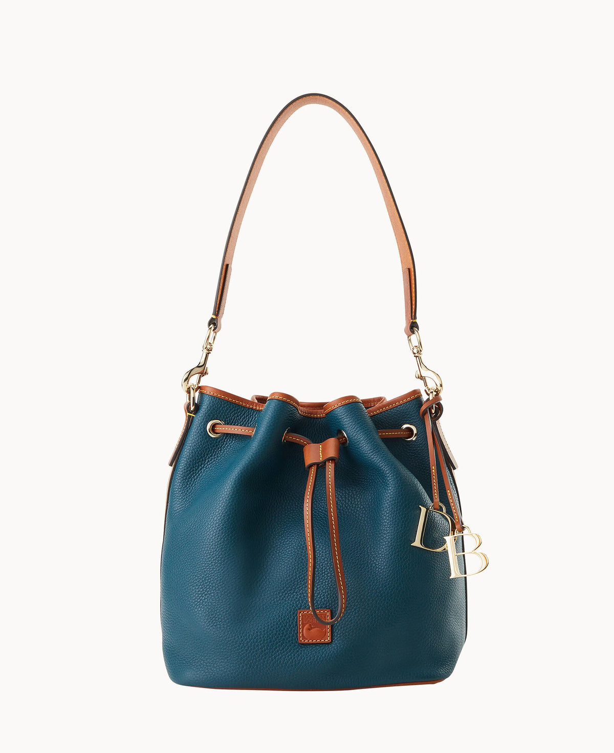 Pebble Grain Drawstring - Teal