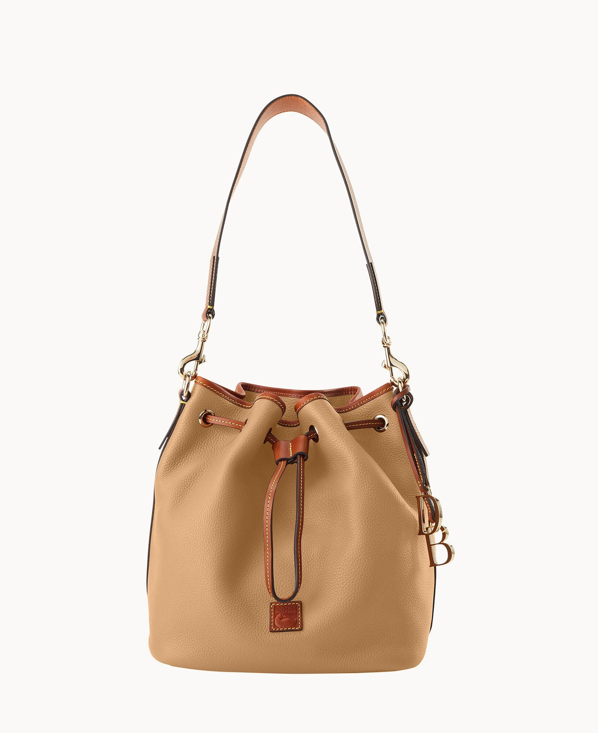 Pebble Grain Drawstring - Light Taupe