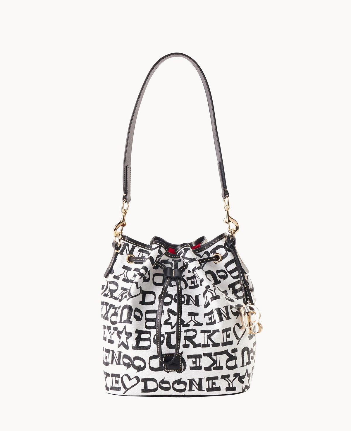 Doodle II Coated Cotton Drawstring - Black