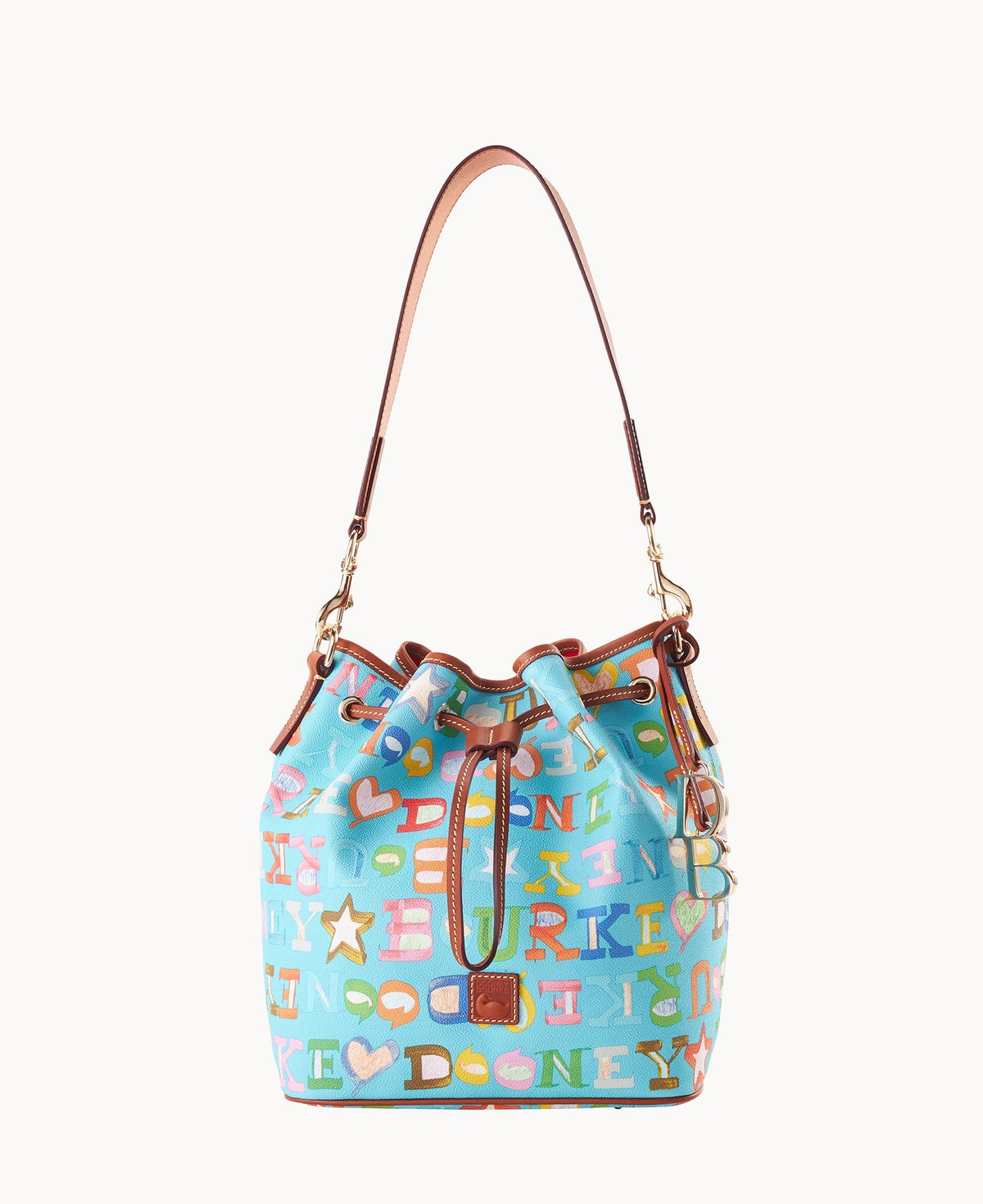 Doodle II Coated Cotton Drawstring - Caribbean Blue