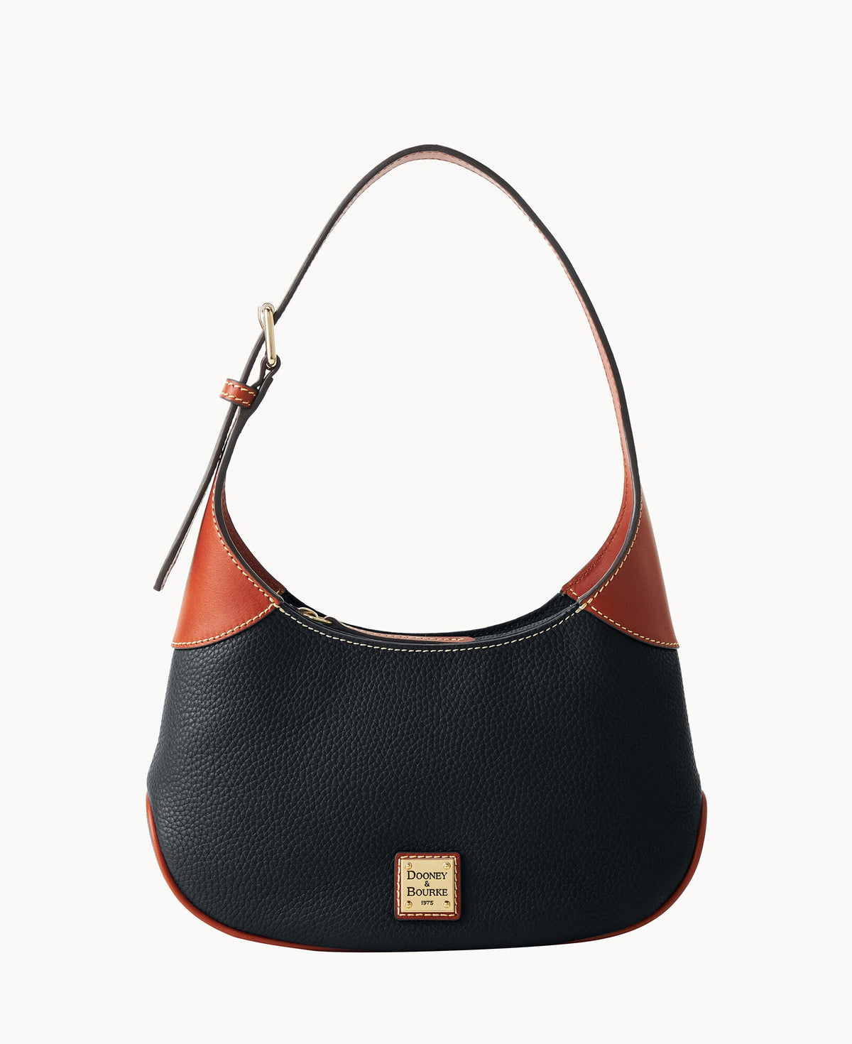 Pebble Grain Hobo - Black