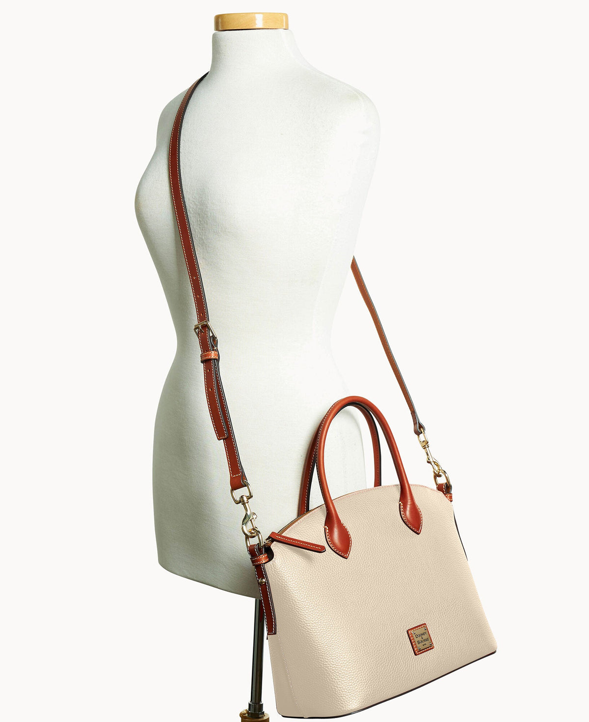 Pebble Grain Domed Satchel - Image 55