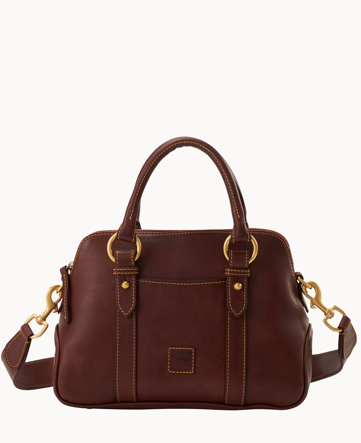 Florentine Domed Satchel 30 - Chestnut