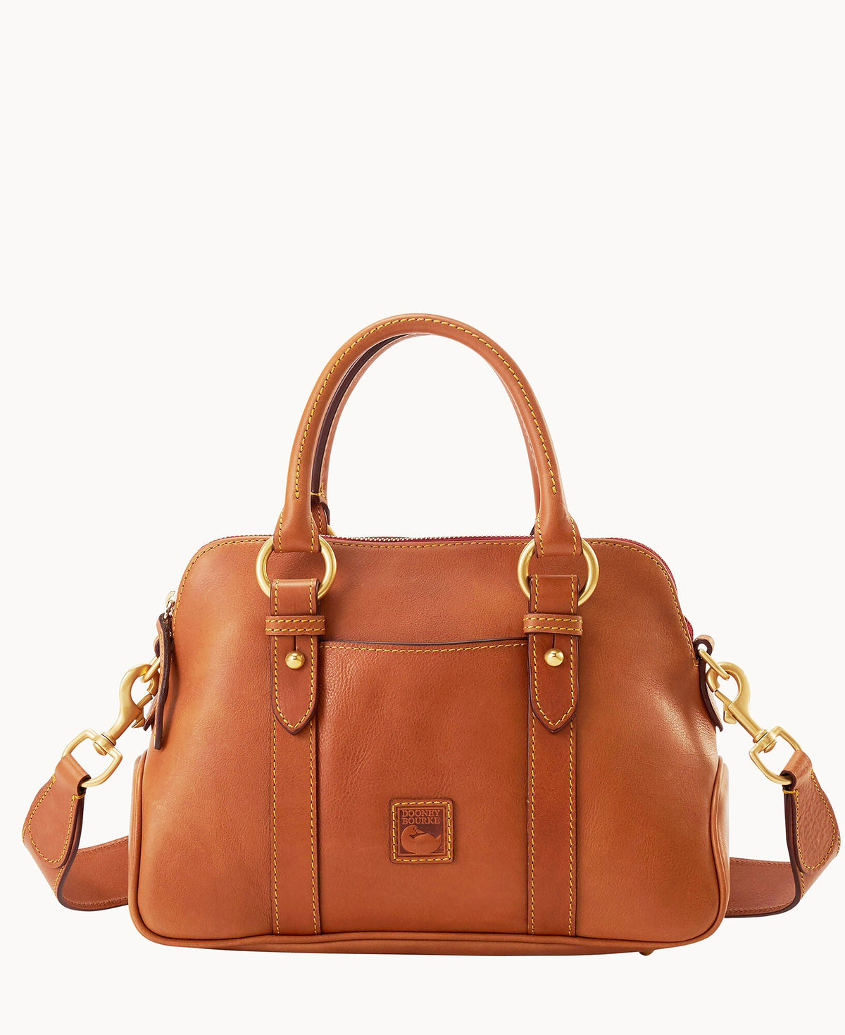 Florentine Domed Satchel 30 - Natural