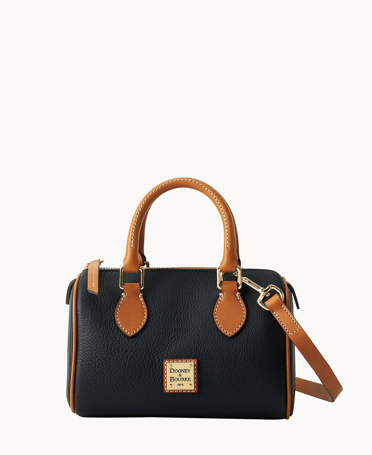 Sorrento Barrel Satchel 20 - Black