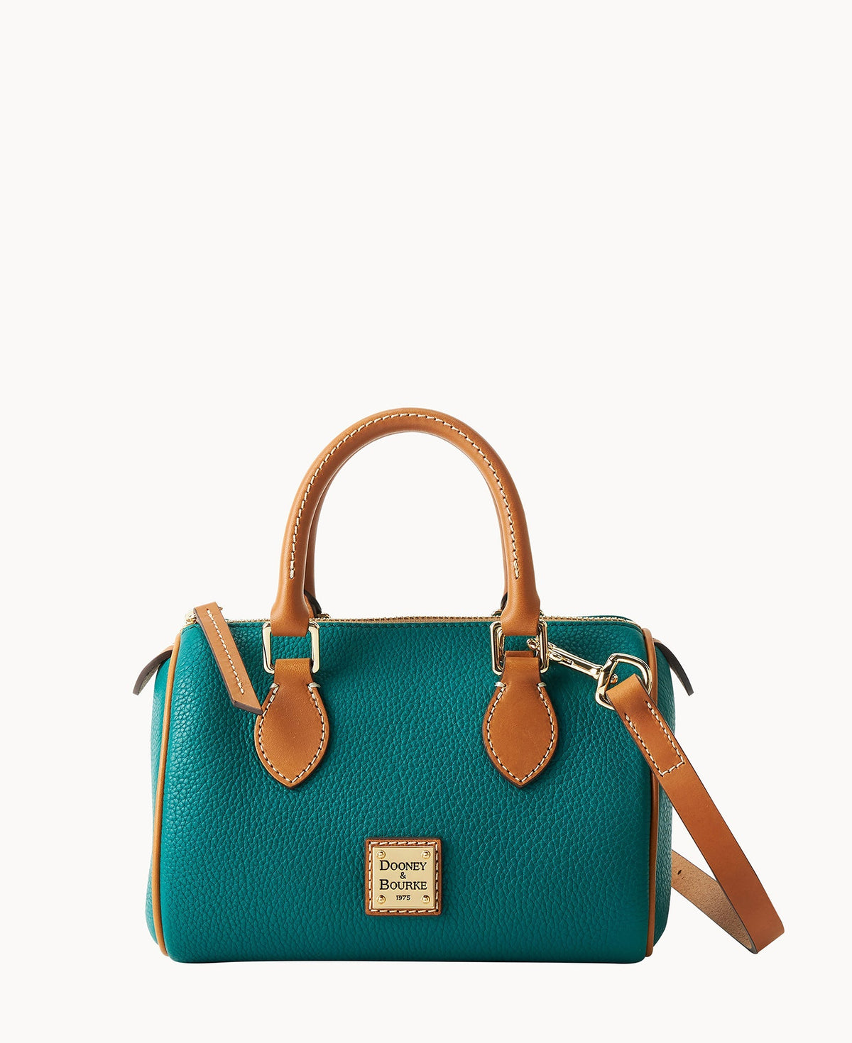 Sorrento Barrel Satchel 20 - Emerald