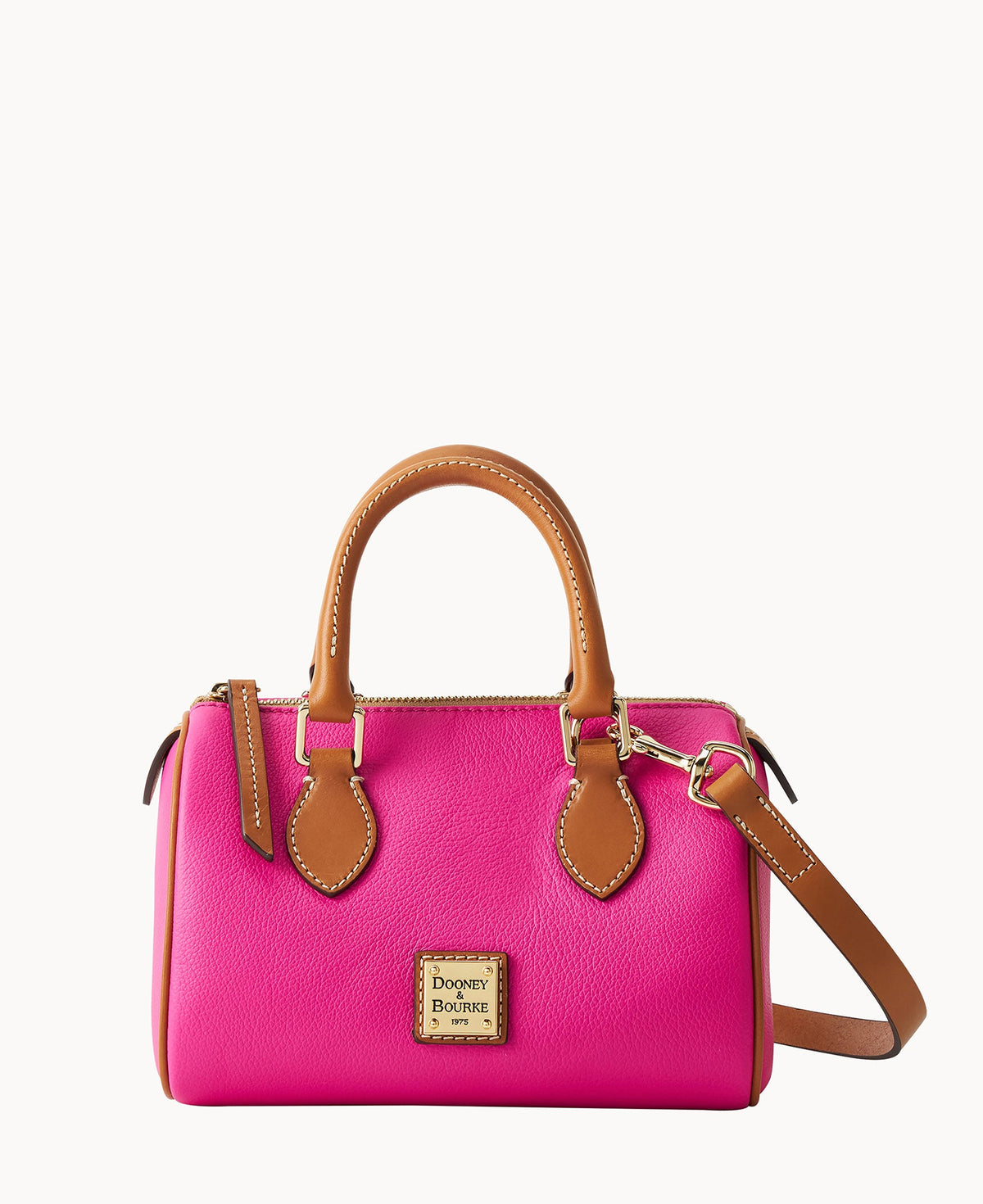 Sorrento Barrel Satchel 20 - Fuchsia