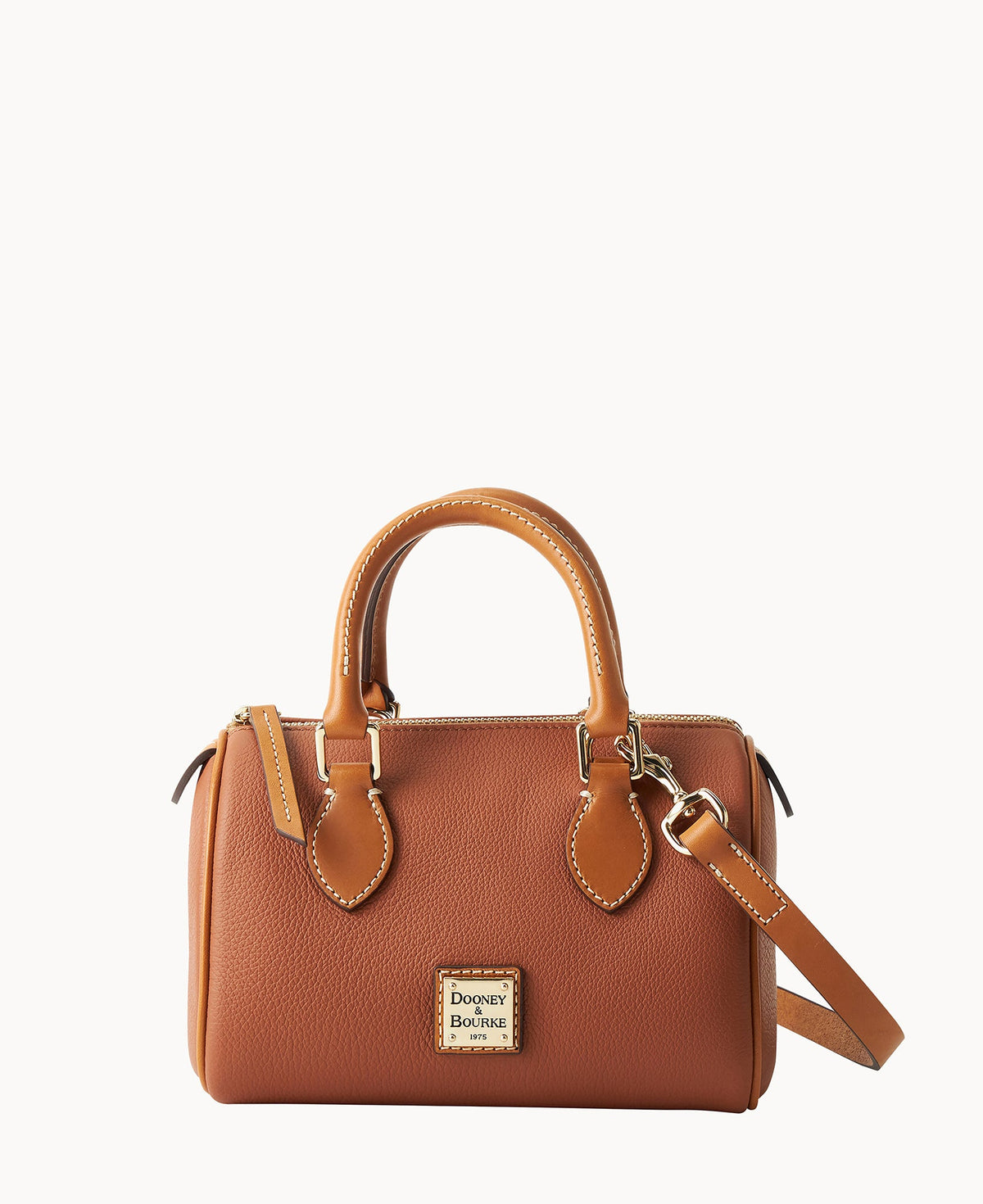Sorrento Barrel Satchel 20 - Saddle Tan