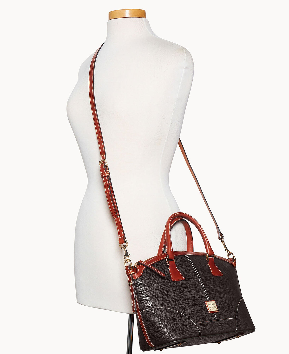 Pebble Grain Small Domed Satchel - Image 20