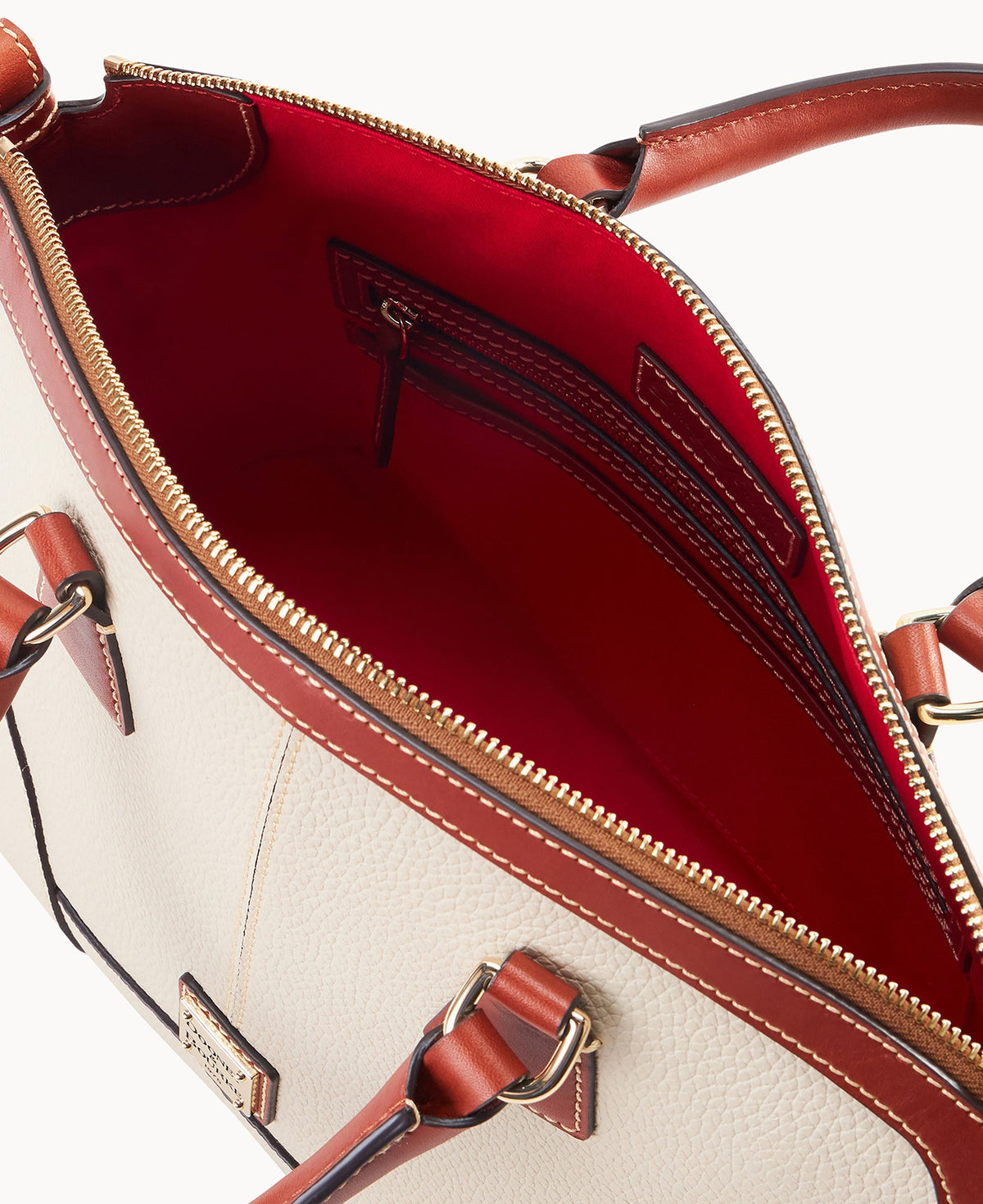 Pebble Grain Small Domed Satchel - Image 3