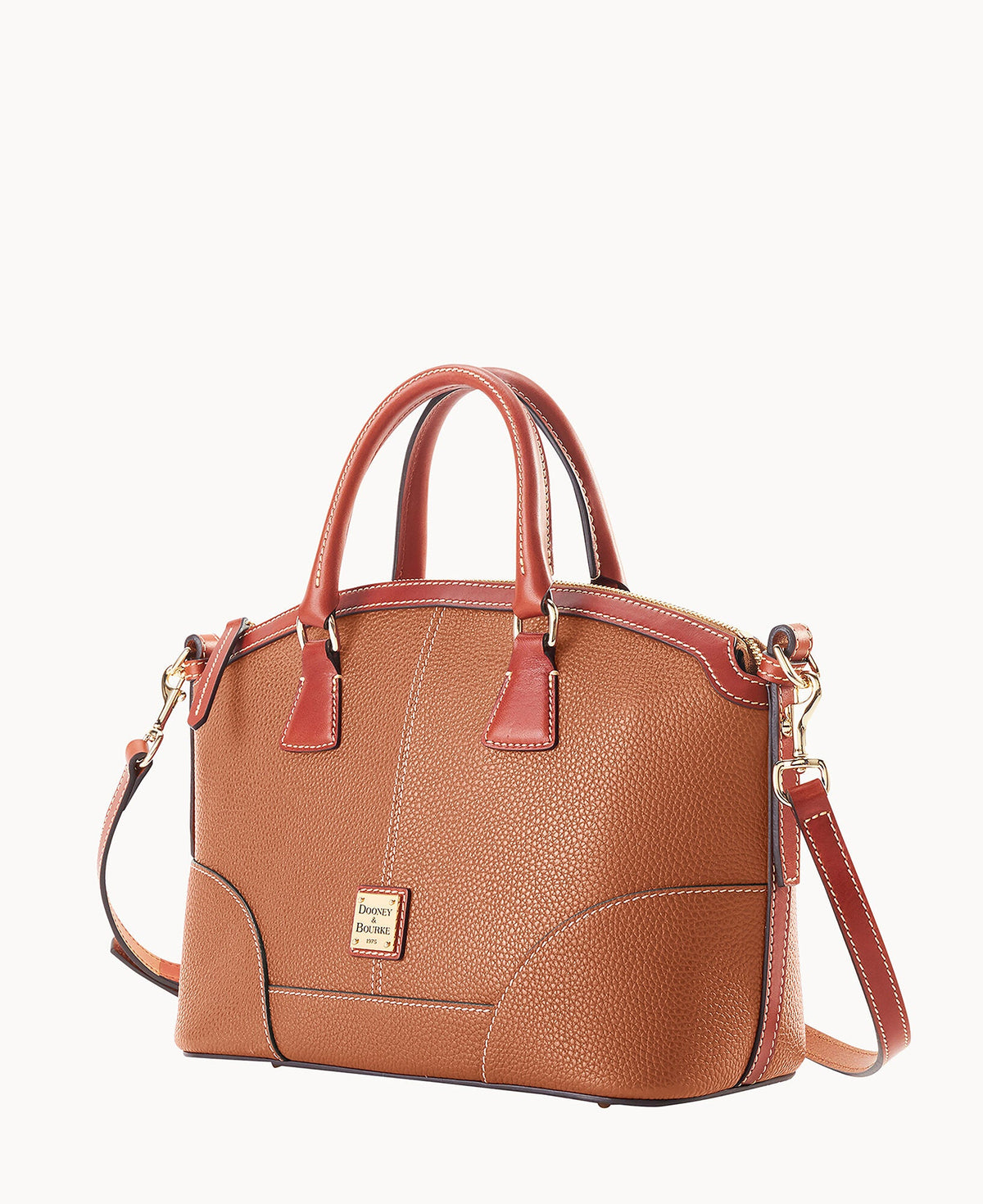Pebble Grain Small Domed Satchel - Image 22