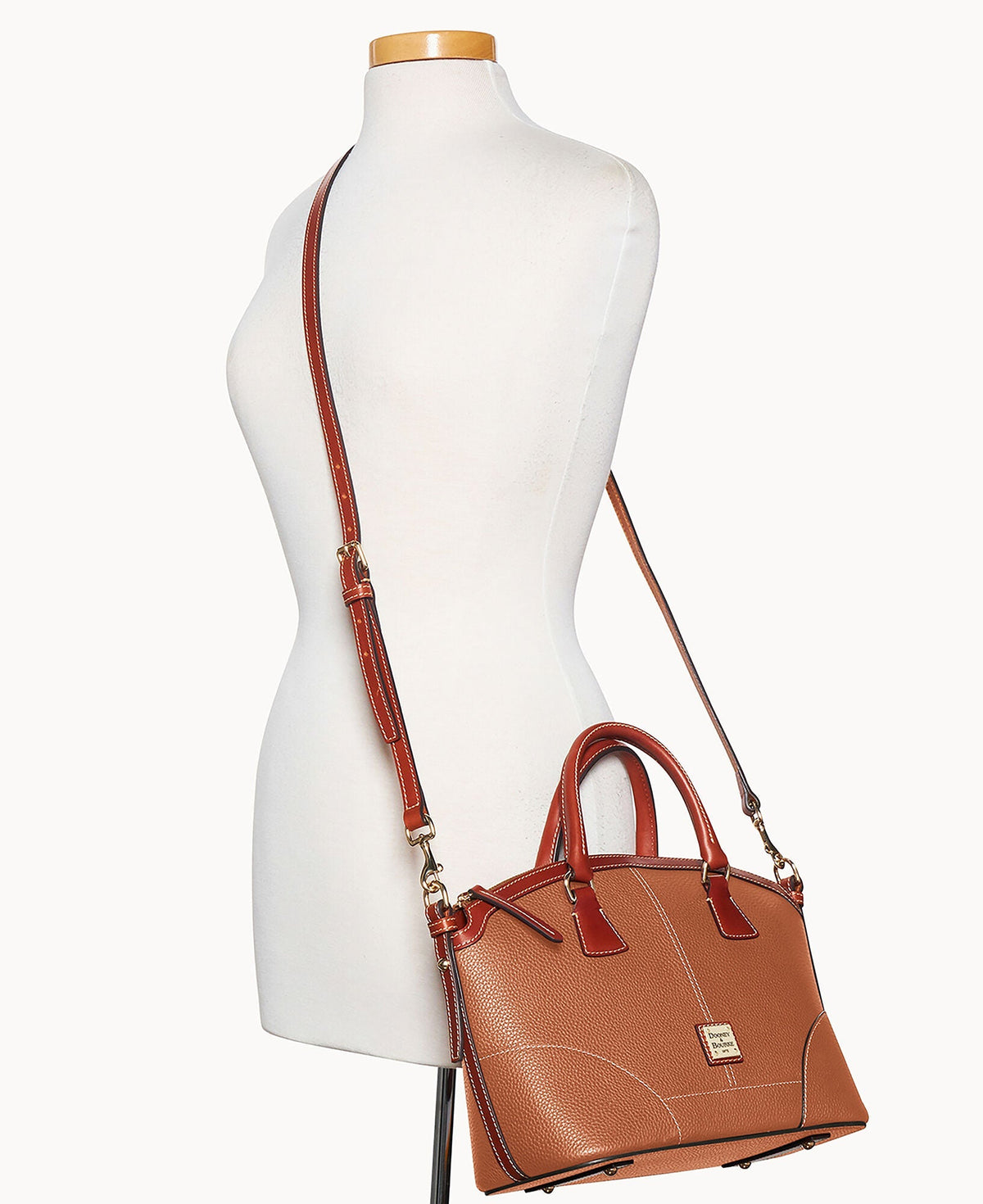 Pebble Grain Small Domed Satchel - Image 24