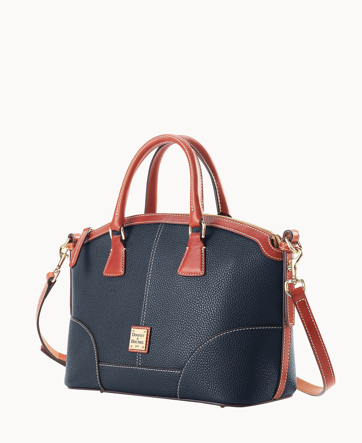 Pebble Grain Small Domed Satchel - Image 30
