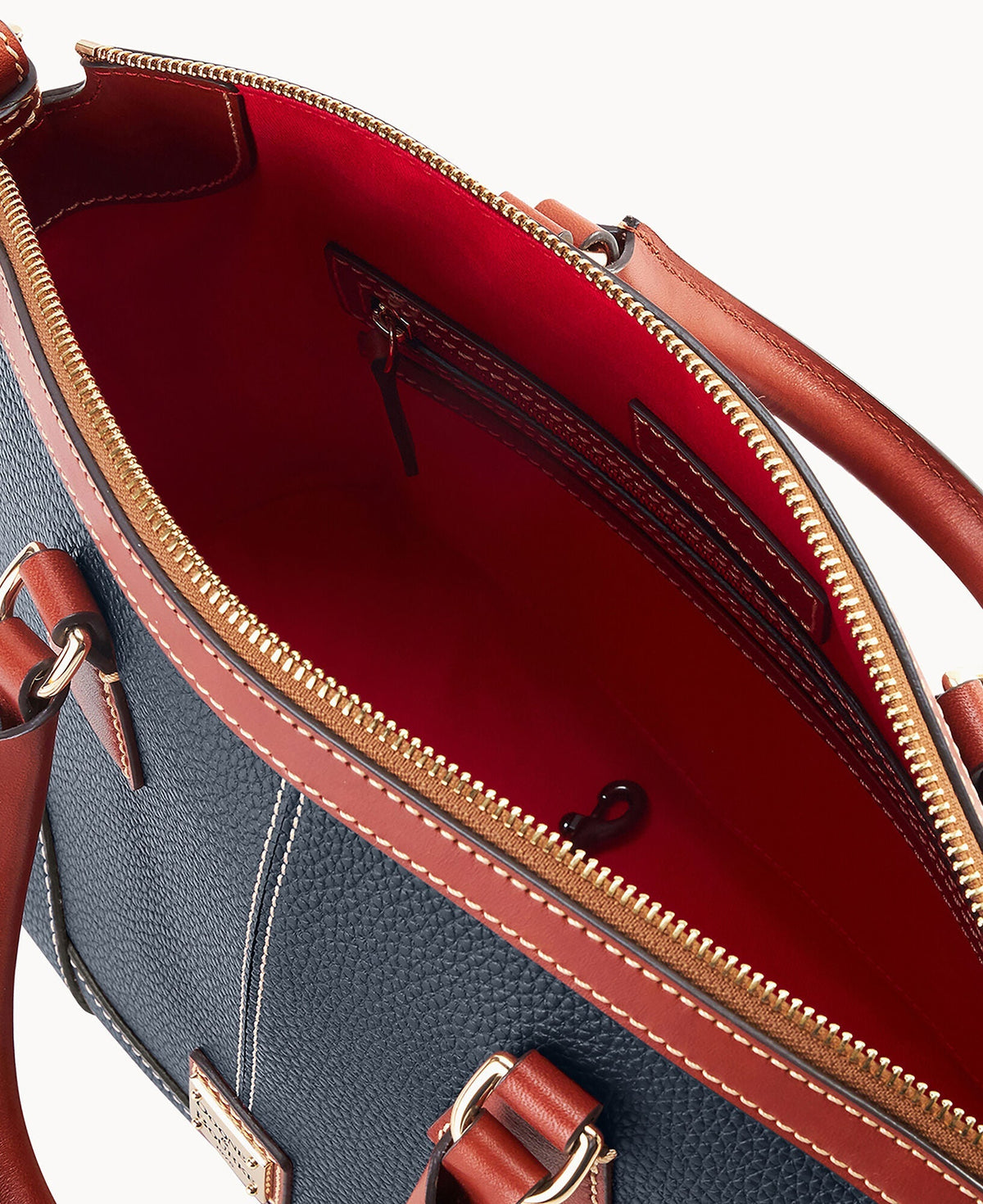 Pebble Grain Small Domed Satchel - Image 31