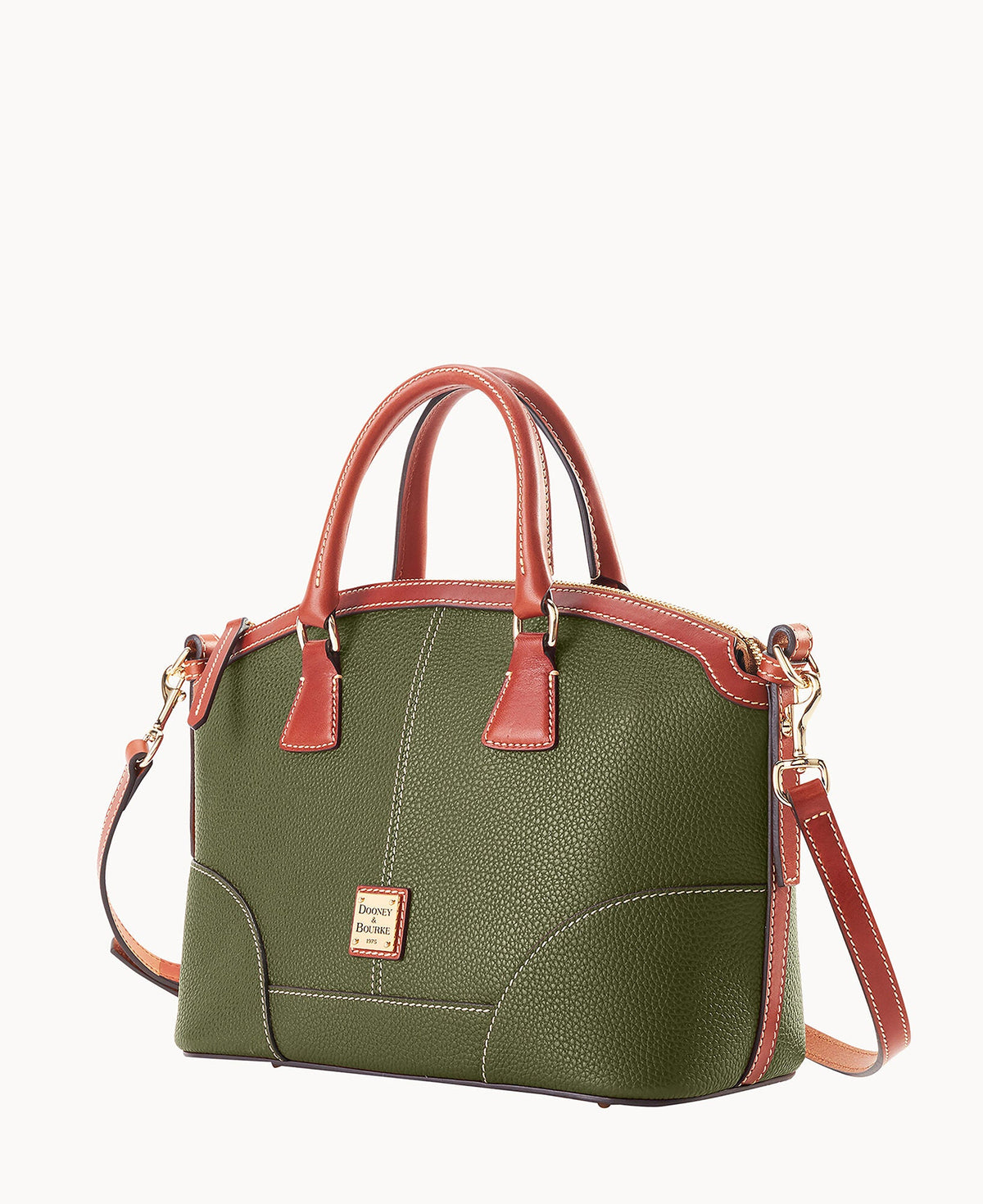 Pebble Grain Small Domed Satchel - Image 34