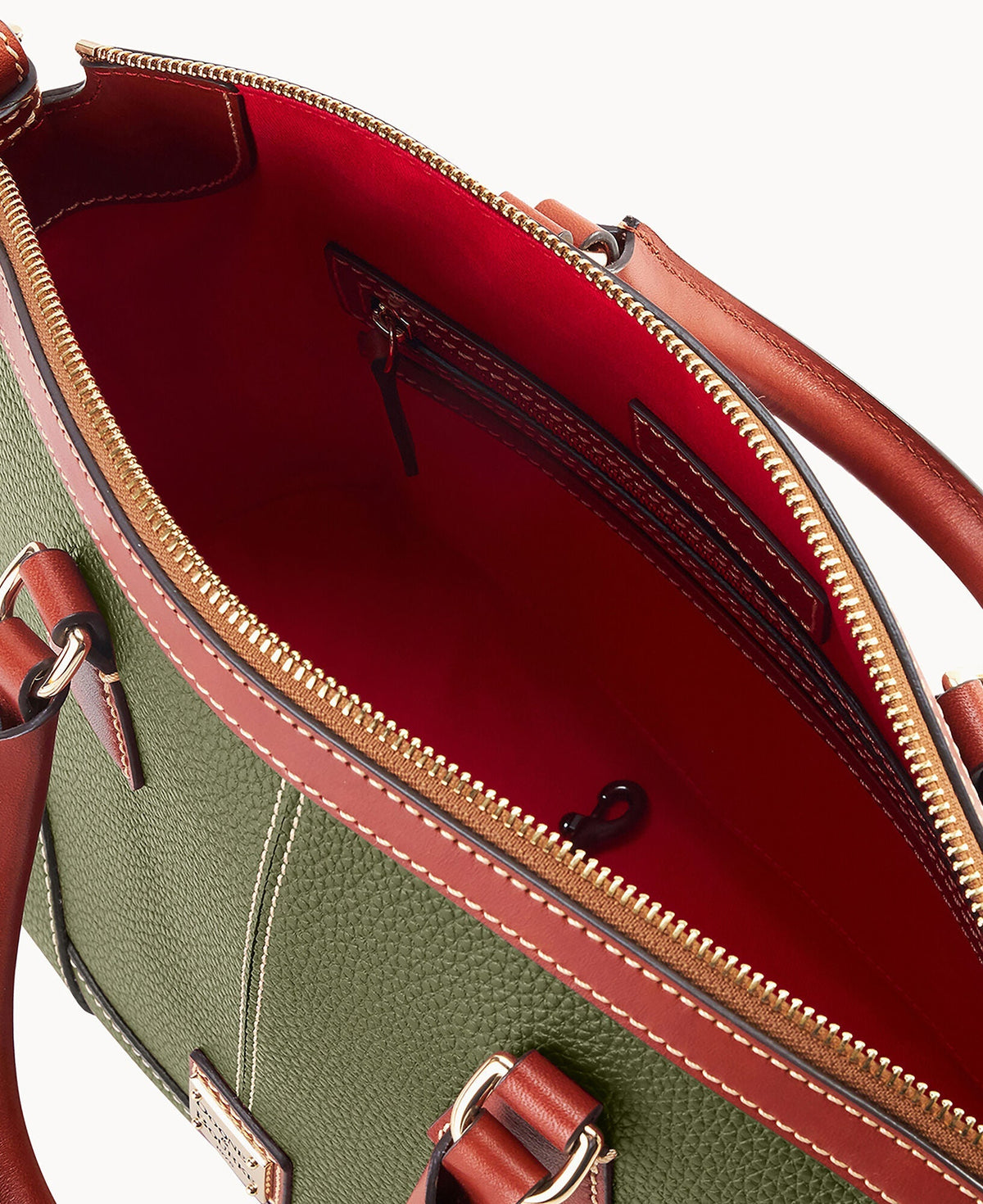 Pebble Grain Small Domed Satchel - Image 35