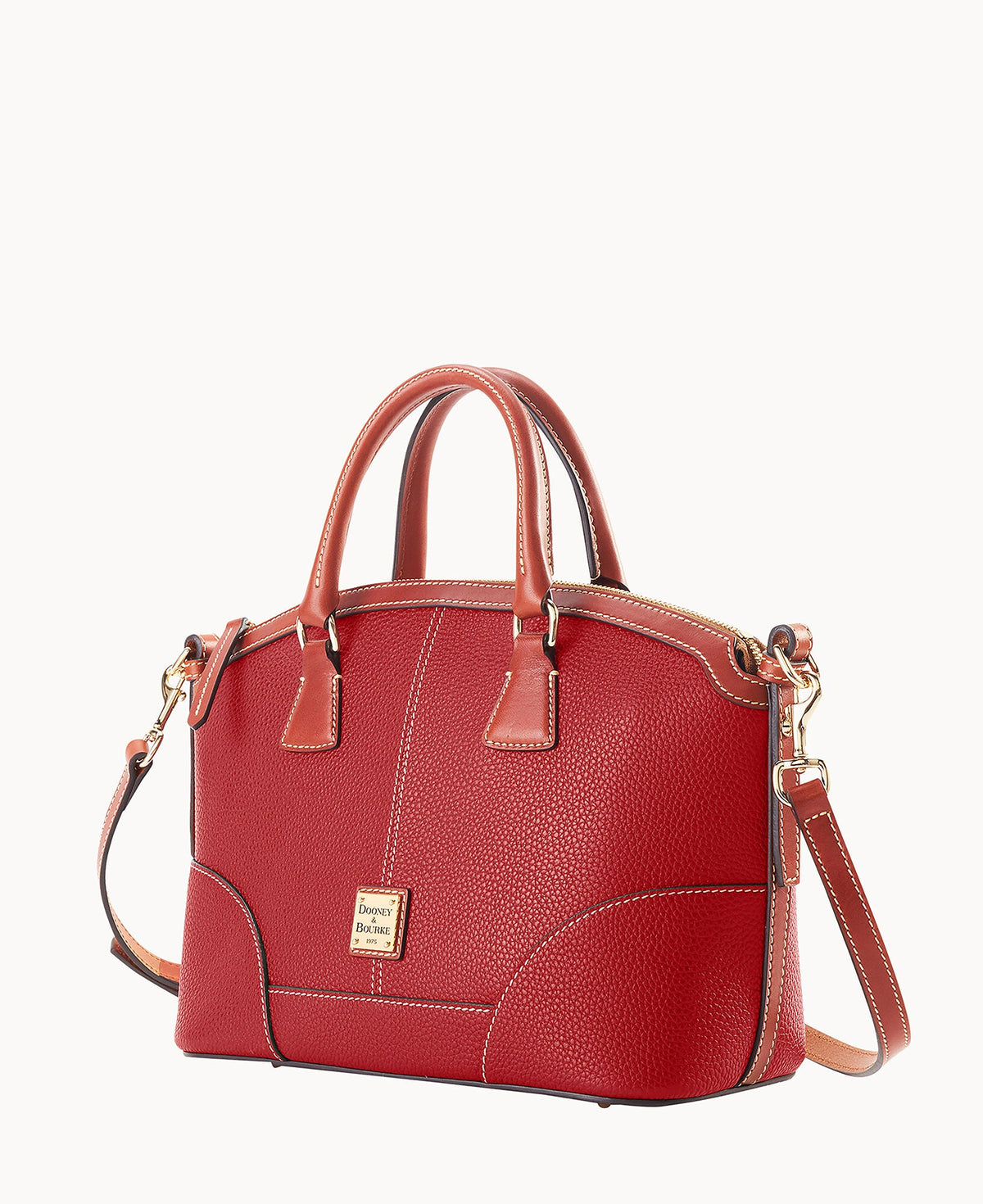 Pebble Grain Small Domed Satchel - Image 38