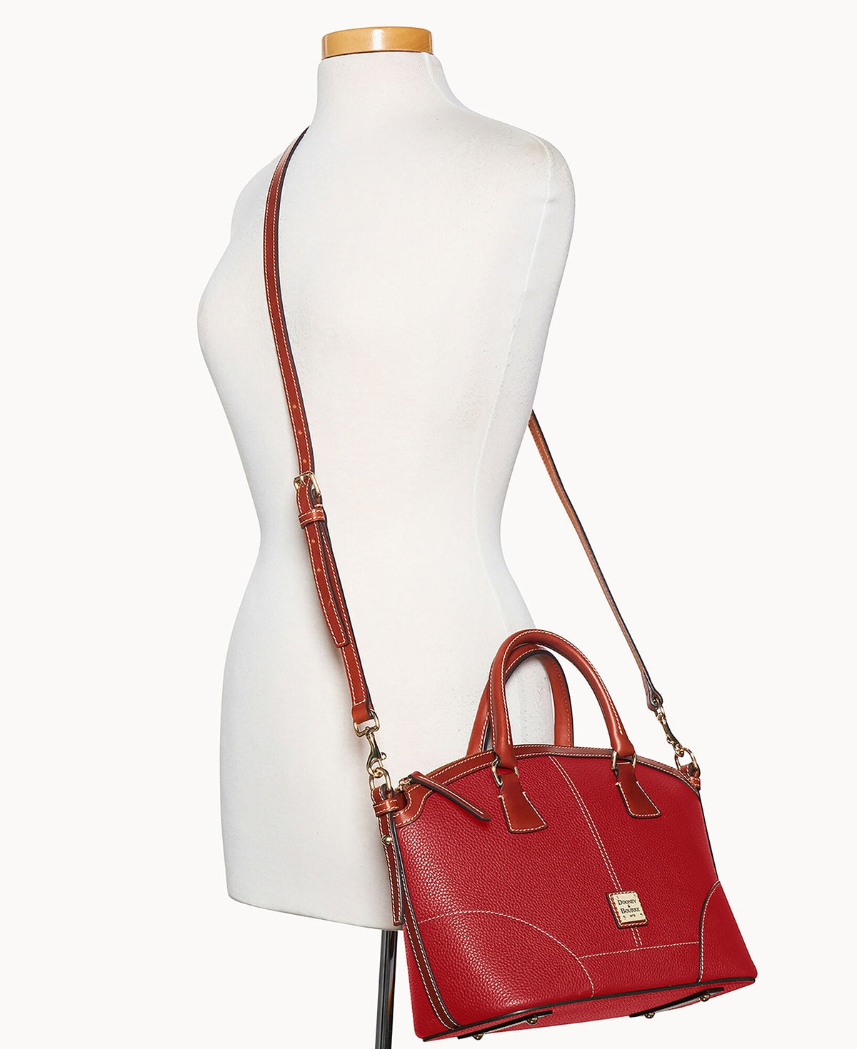 Pebble Grain Small Domed Satchel - Image 40