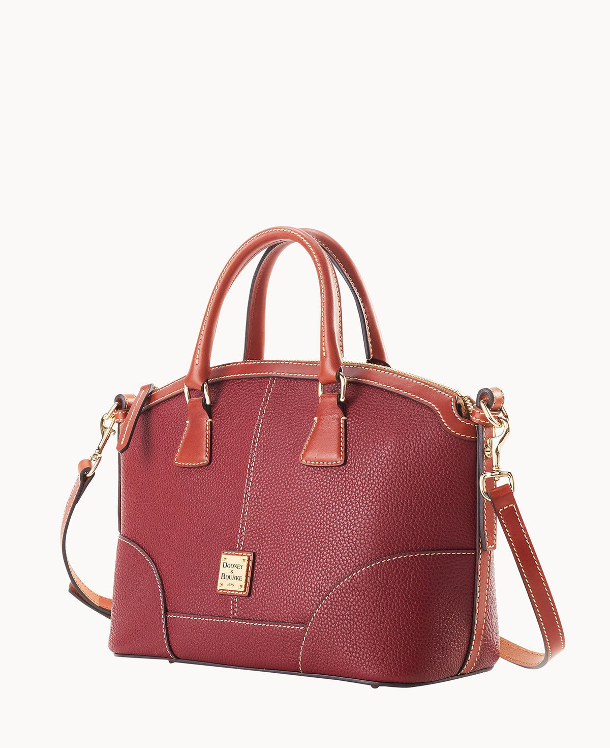 Pebble Grain Small Domed Satchel - Image 6