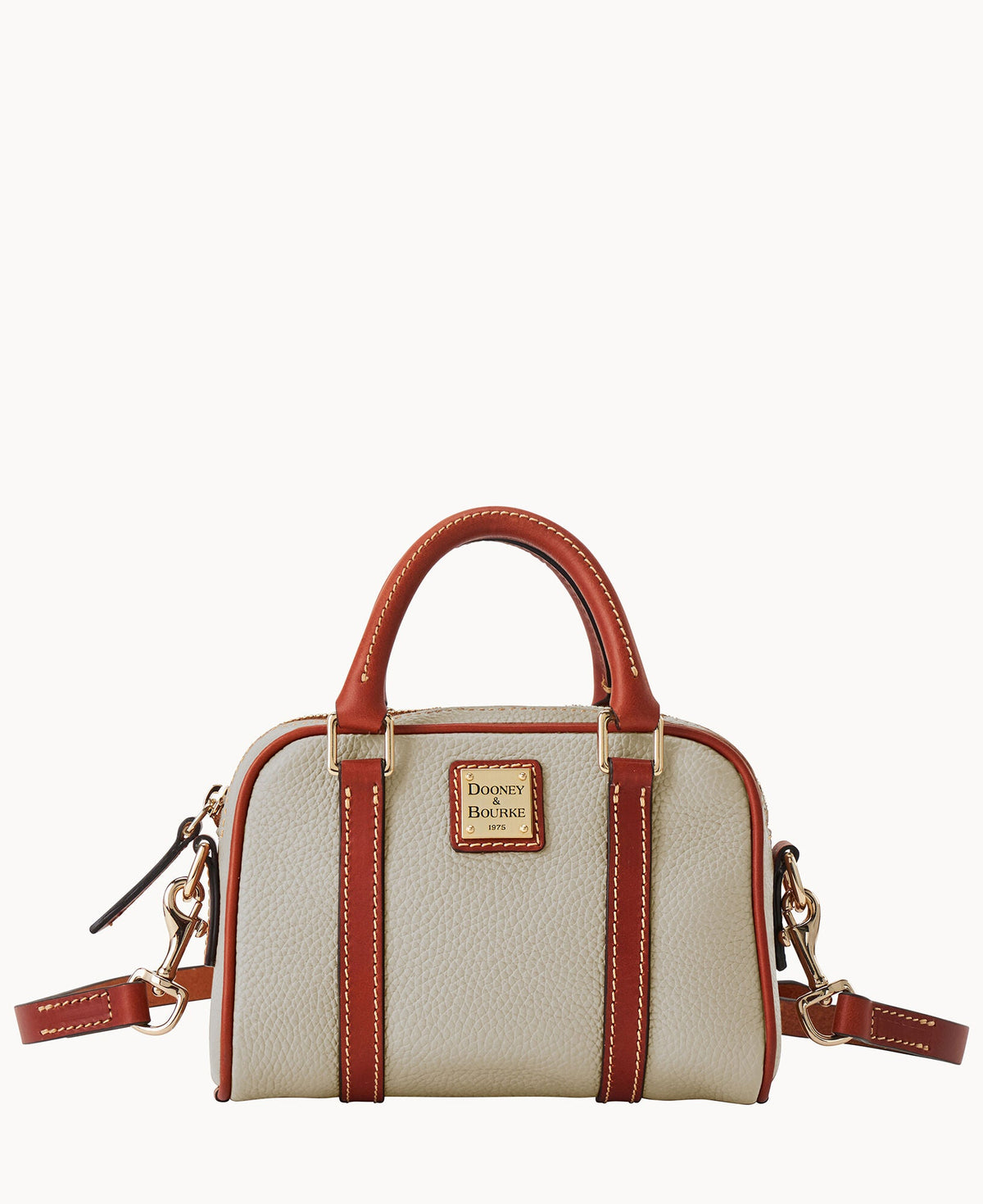 Pebble Grain Satchel 20 - Bone