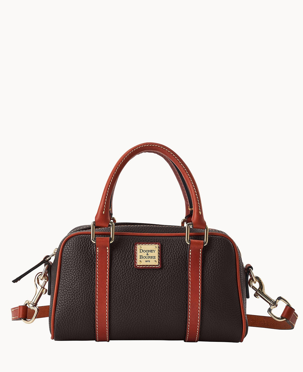 Pebble Grain Satchel 24 - Brown Tmoro