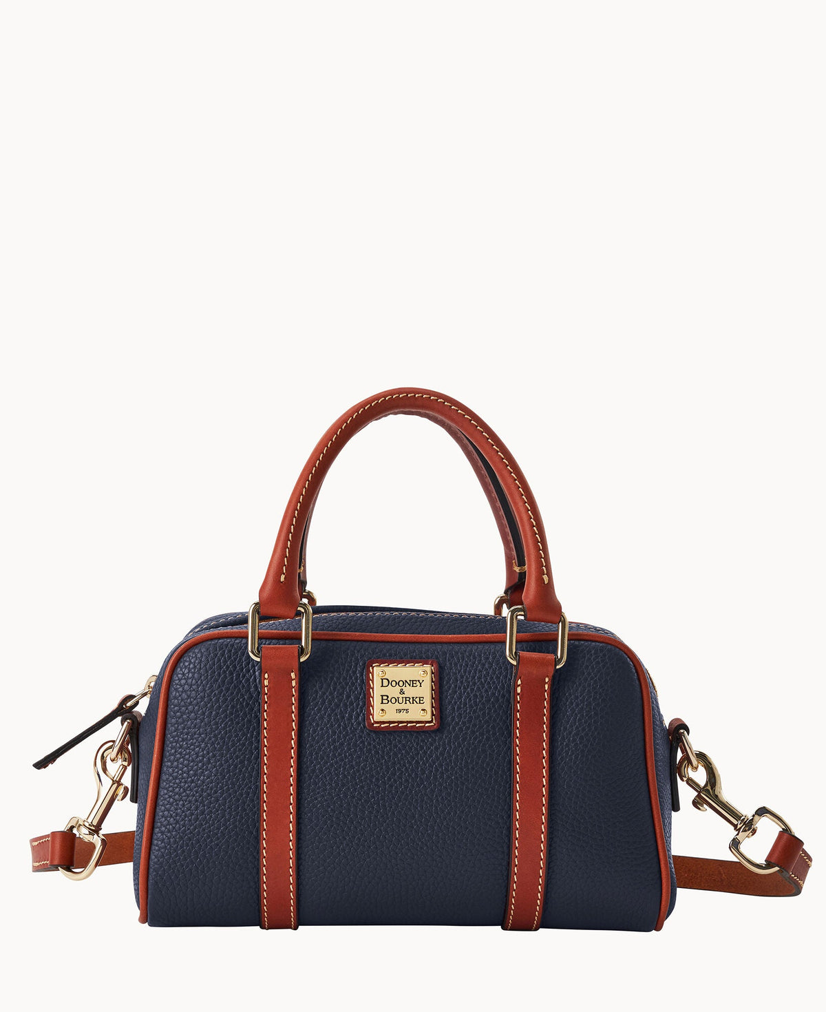 Pebble Grain Satchel 24 - Midnight Blue