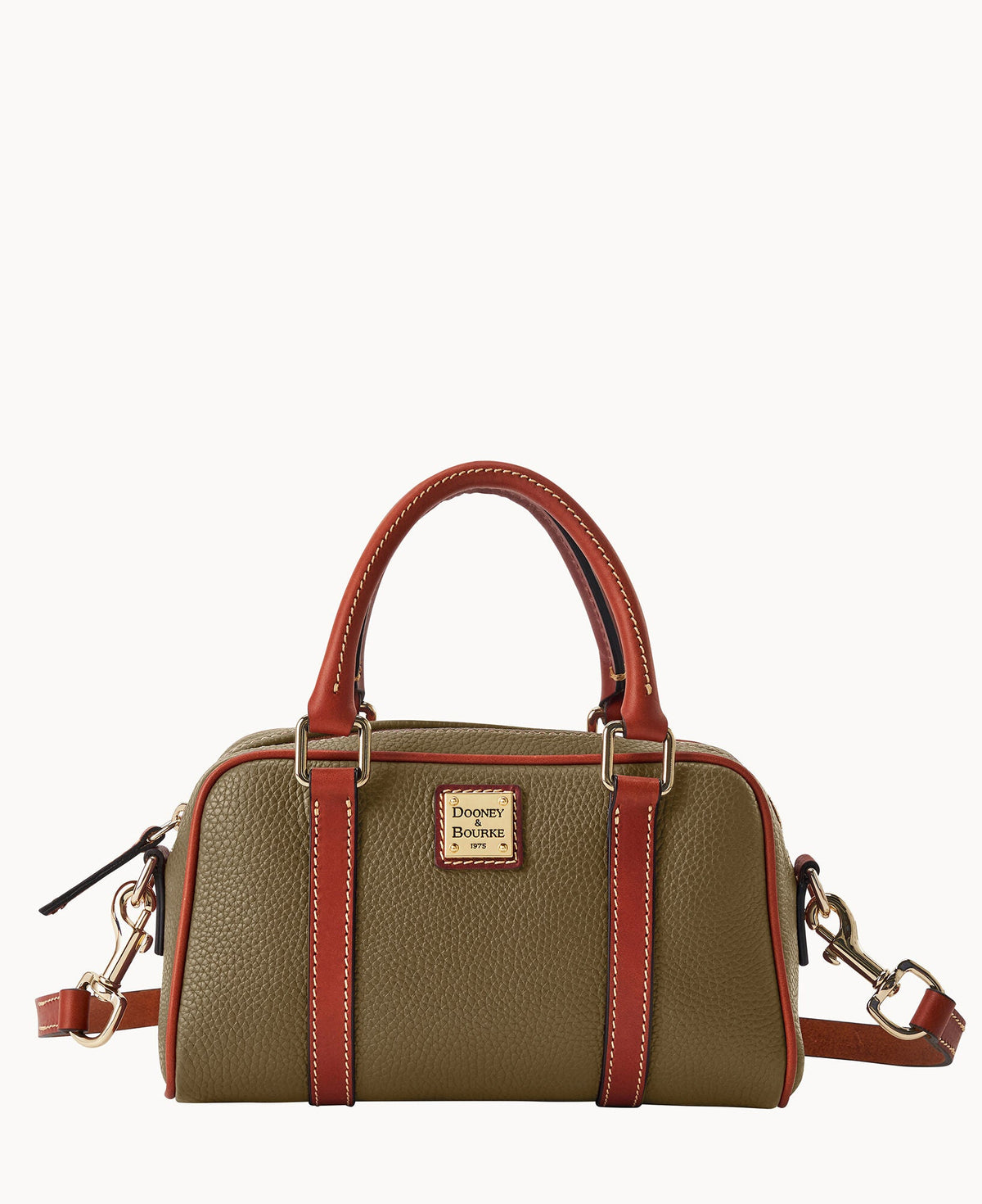Pebble Grain Satchel 24 - Olive