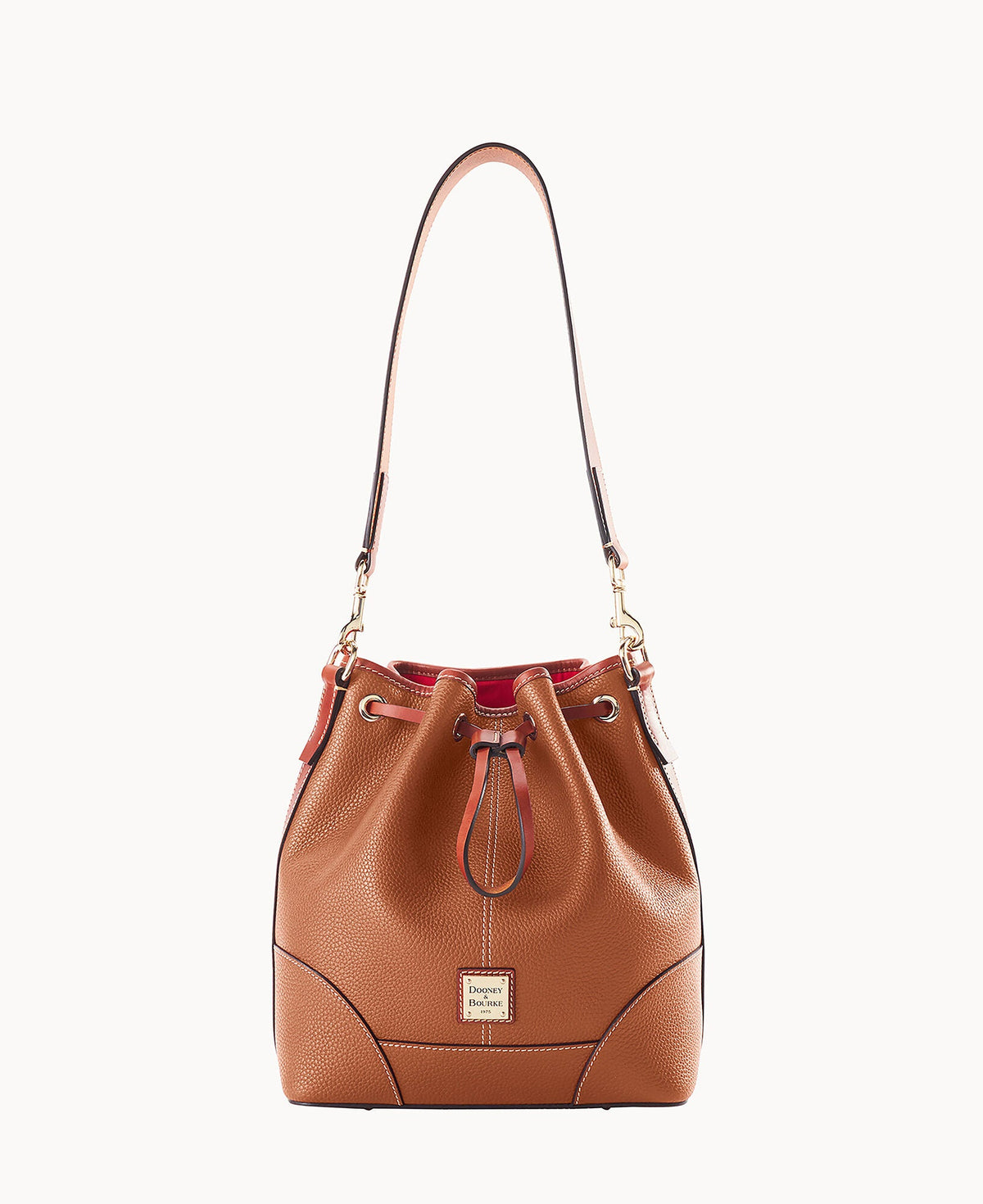 Pebble Grain Drawstring - Caramel