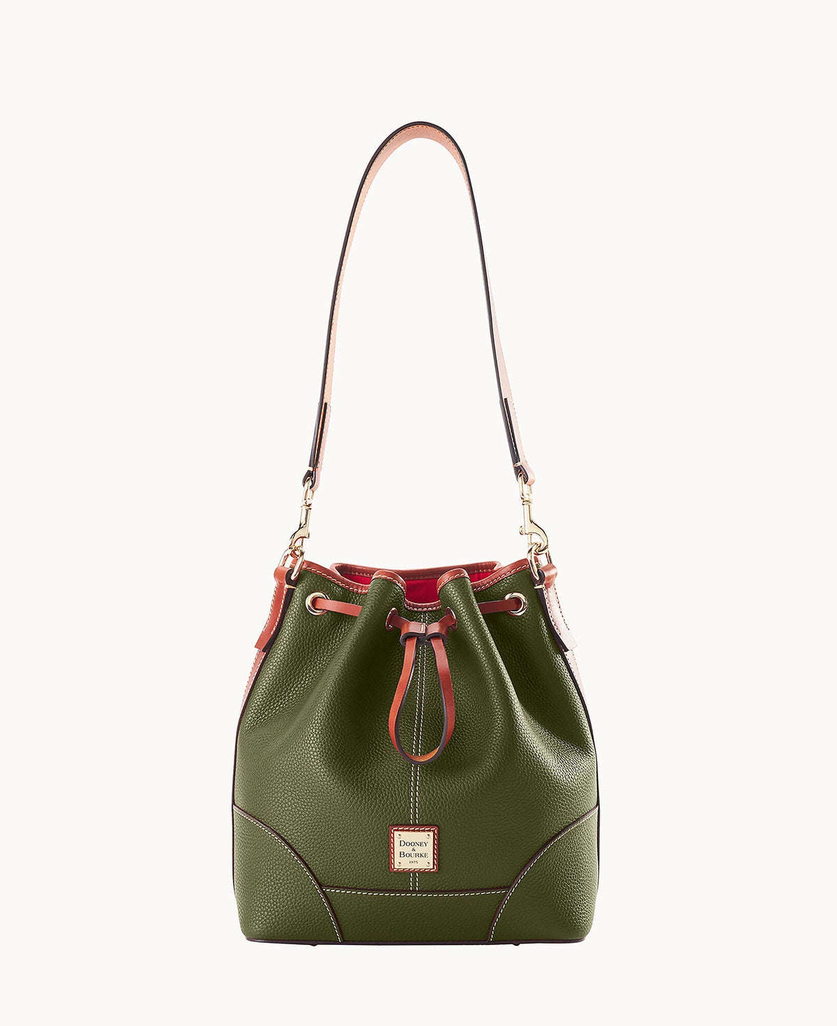 Pebble Grain Drawstring - Olive