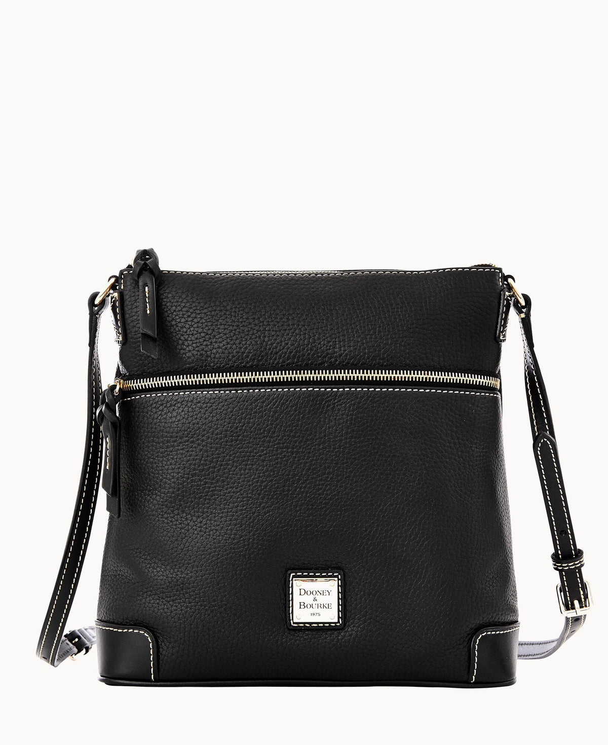 Pebble Grain Crossbody - Black Black