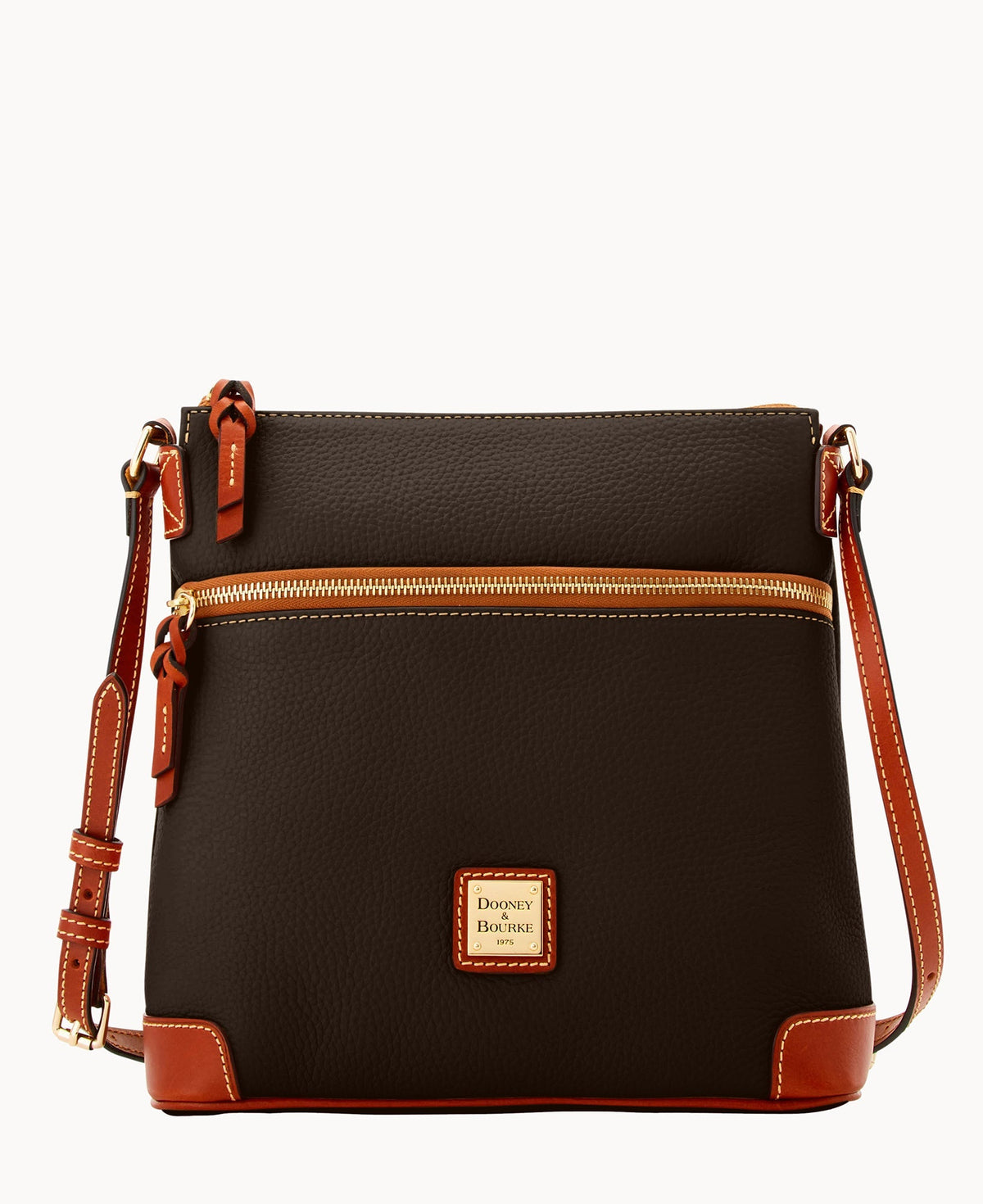 Pebble Grain Crossbody - Brown Tmoro