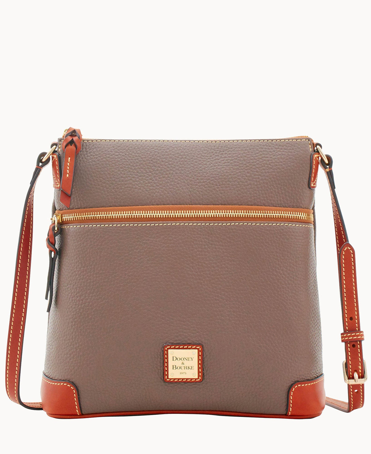 Pebble Grain Crossbody - Elephant