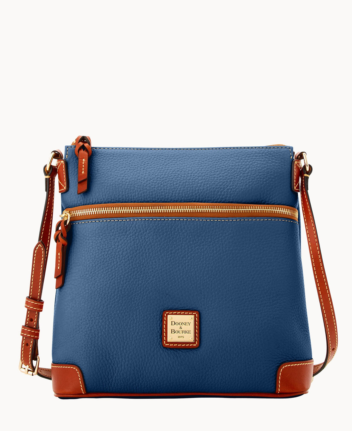 Pebble Grain Crossbody - Jeans
